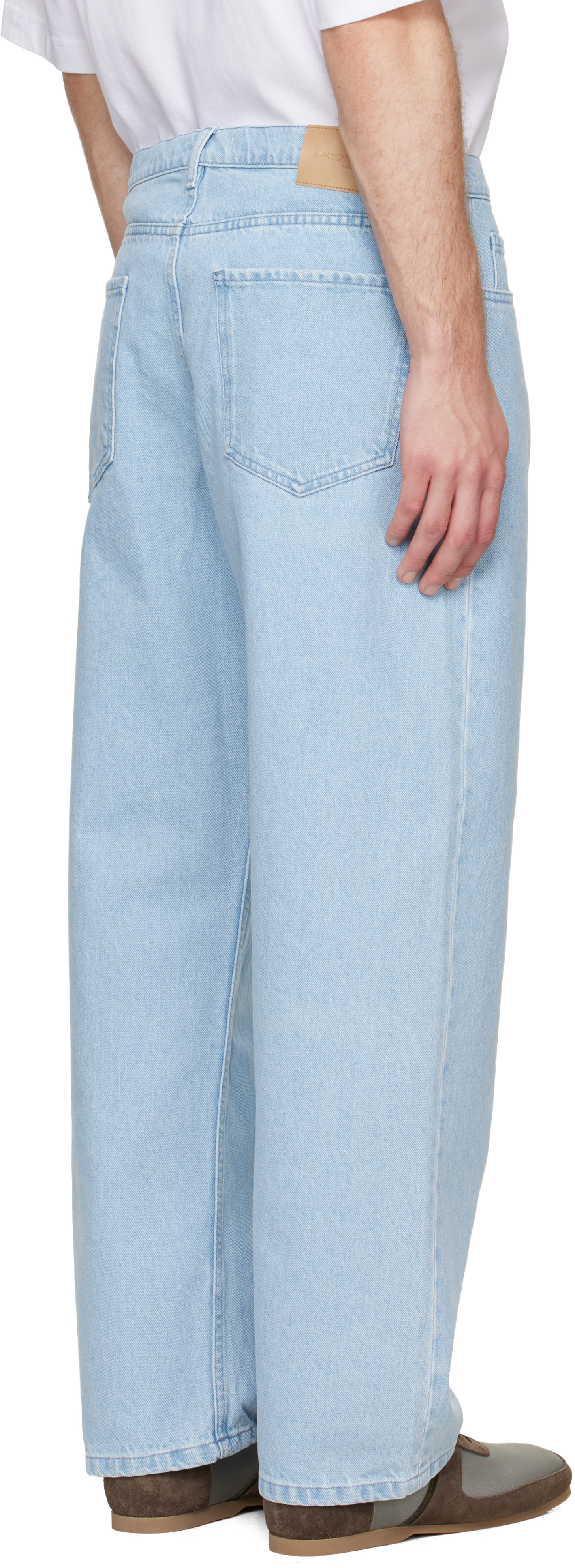 Maison Kitsuné - Jean ample bleu