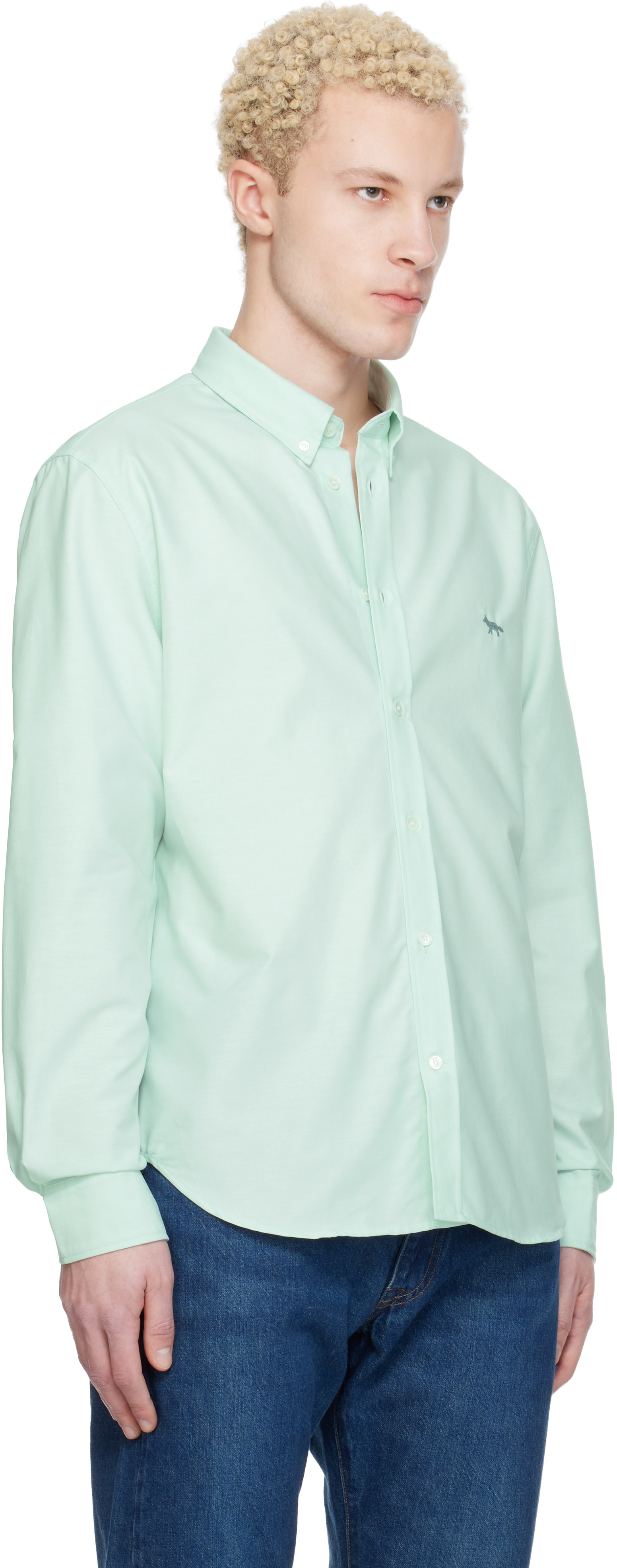Maison Kitsuné - Chemise décontractée Profile verte