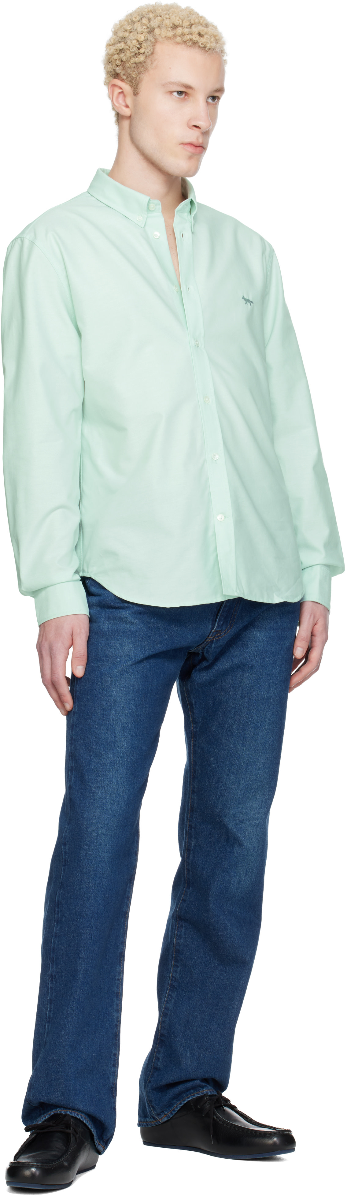 Maison Kitsuné - Chemise décontractée Profile verte