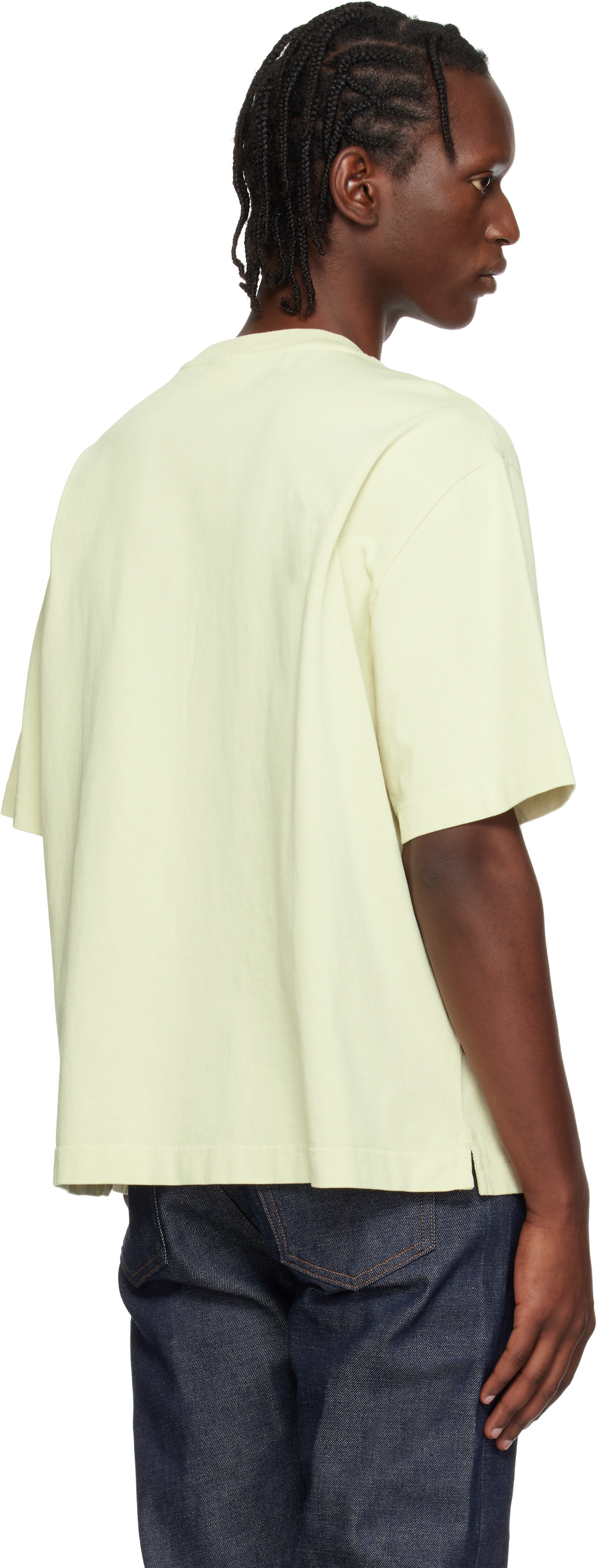 Maison Kitsuné: Green Fox Head Oversize T-shirt | SSENSE
