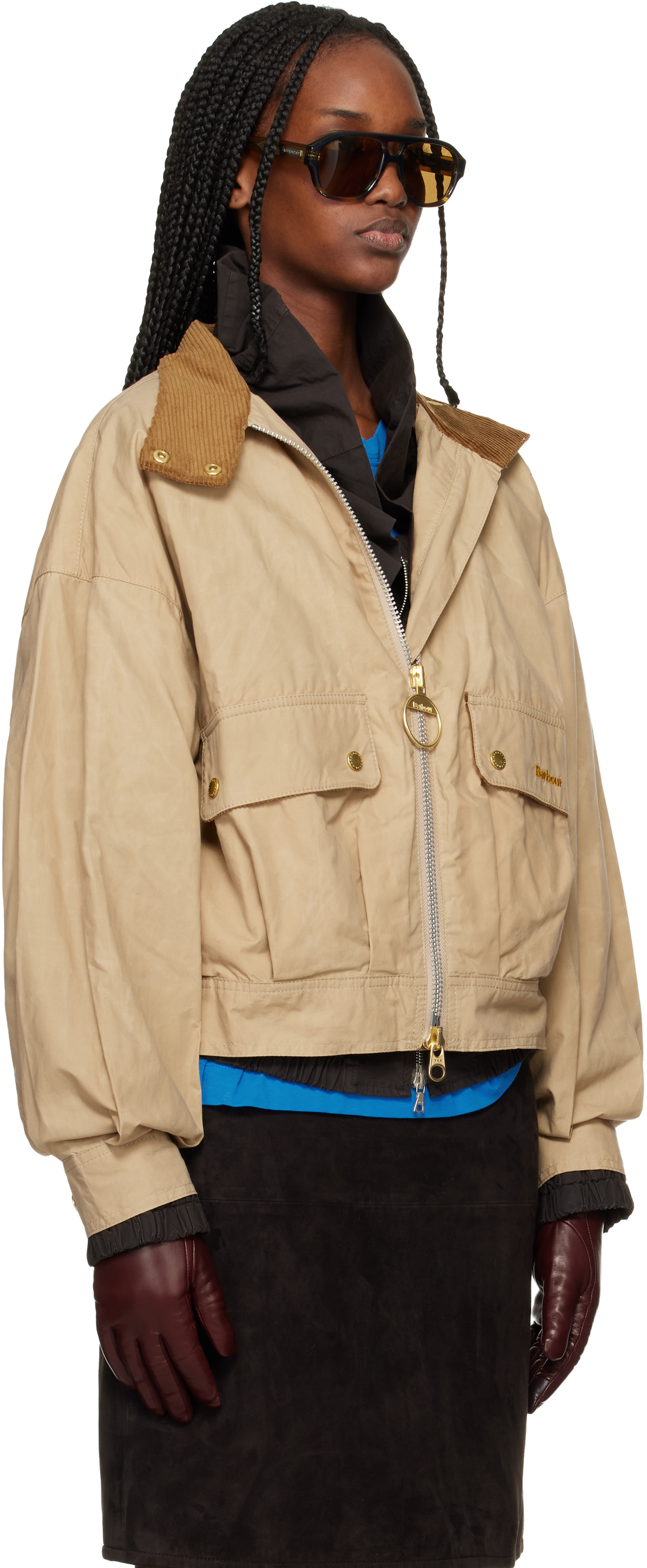 Barbour - Blouson décontracté Blackthorn beige