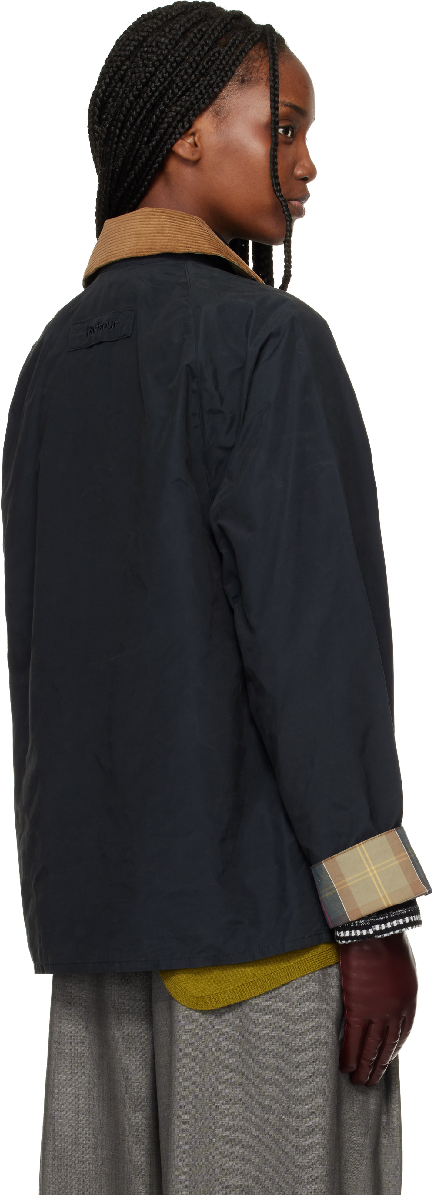 Barbour: ネイビー Icons Transport Casual ジャケット | SSENSE 日本