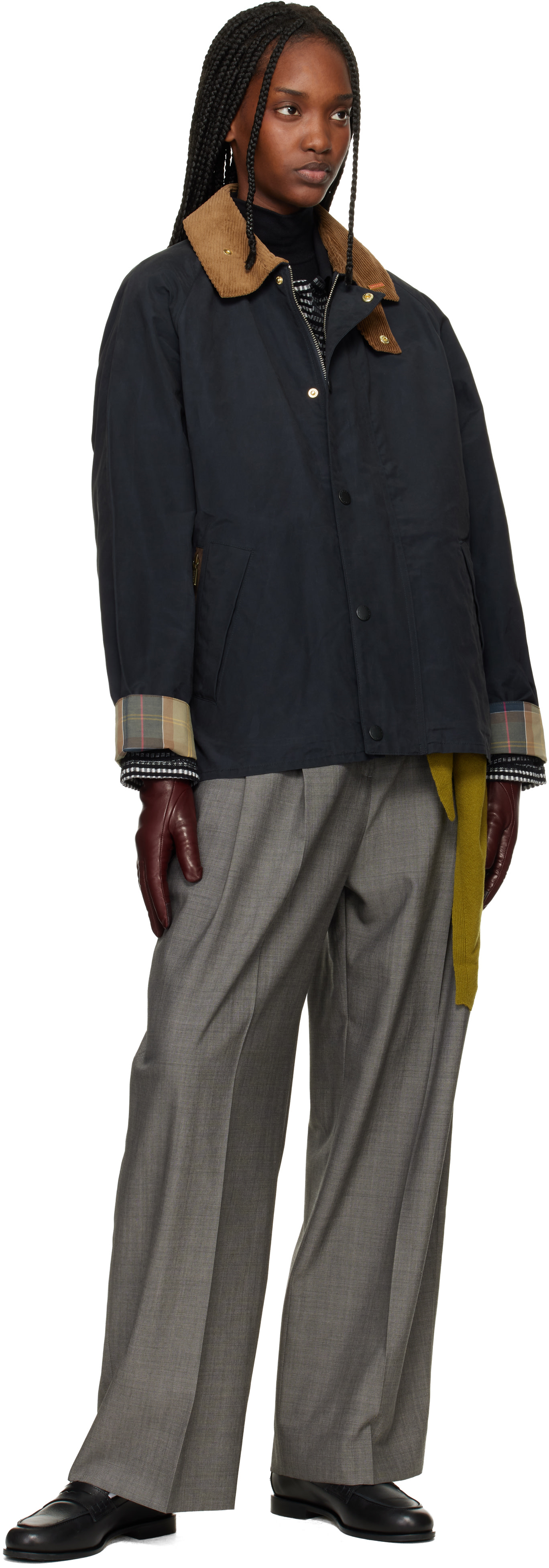 Barbour: Navy Icons Transport Casual Jacket | SSENSE