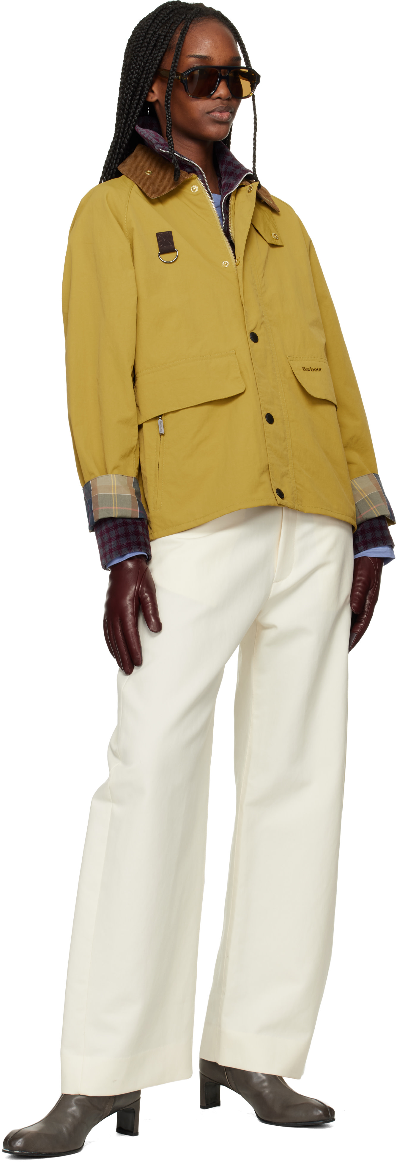 Barbour - Blouson décontracté Spey vert à logo