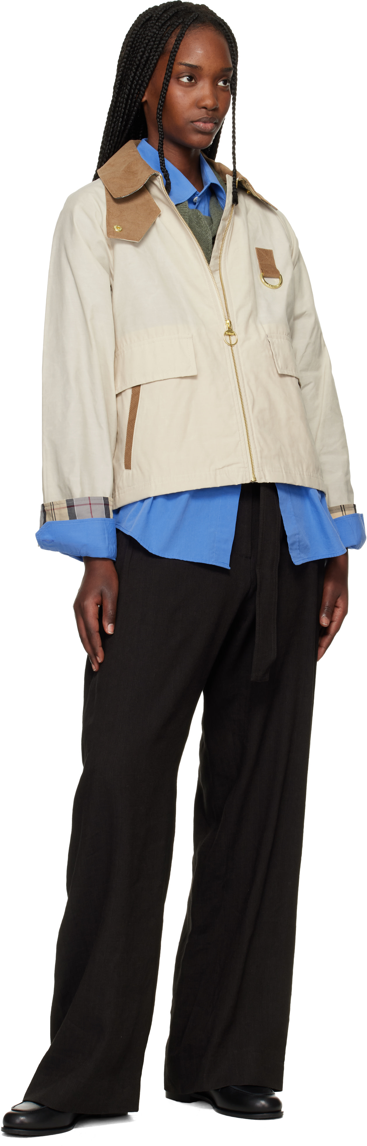 Barbour: Beige Icons Spey Showerproof Jacket | SSENSE