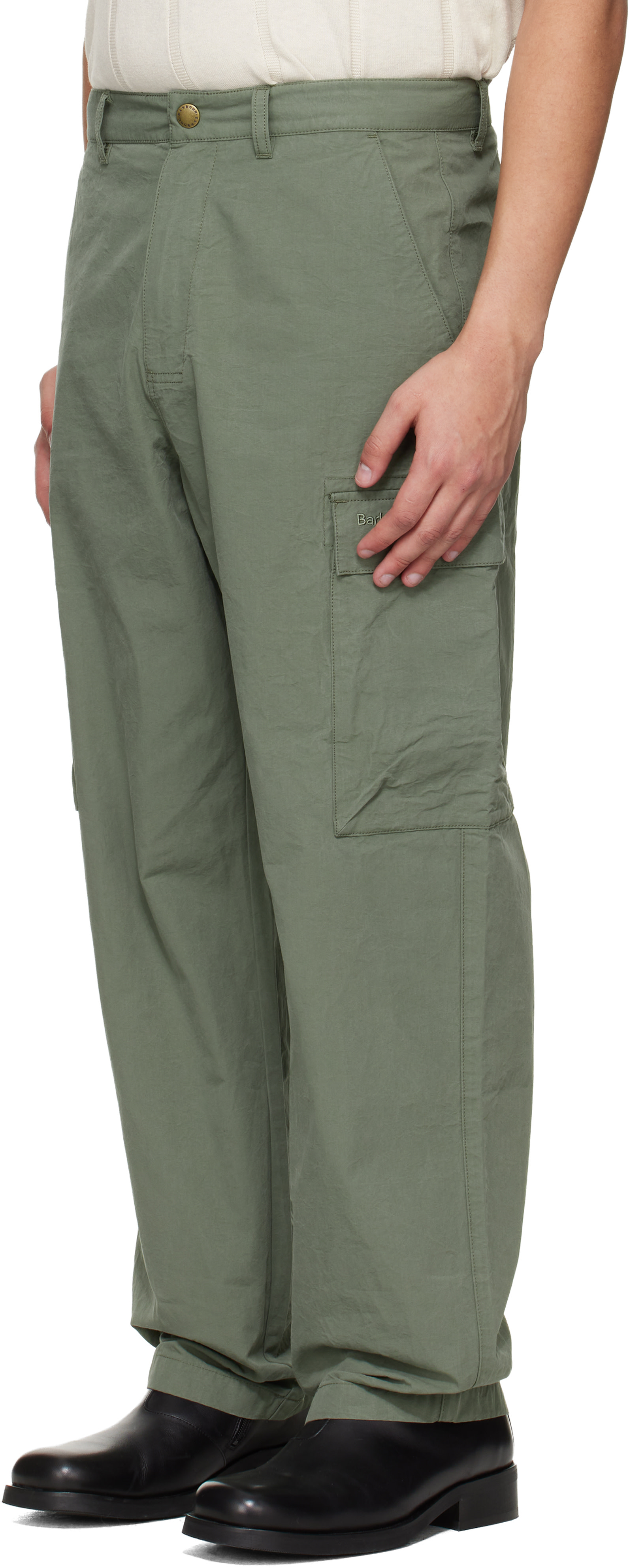 Barbour - カーキ Spey Poplin Relaxed カーゴパンツ