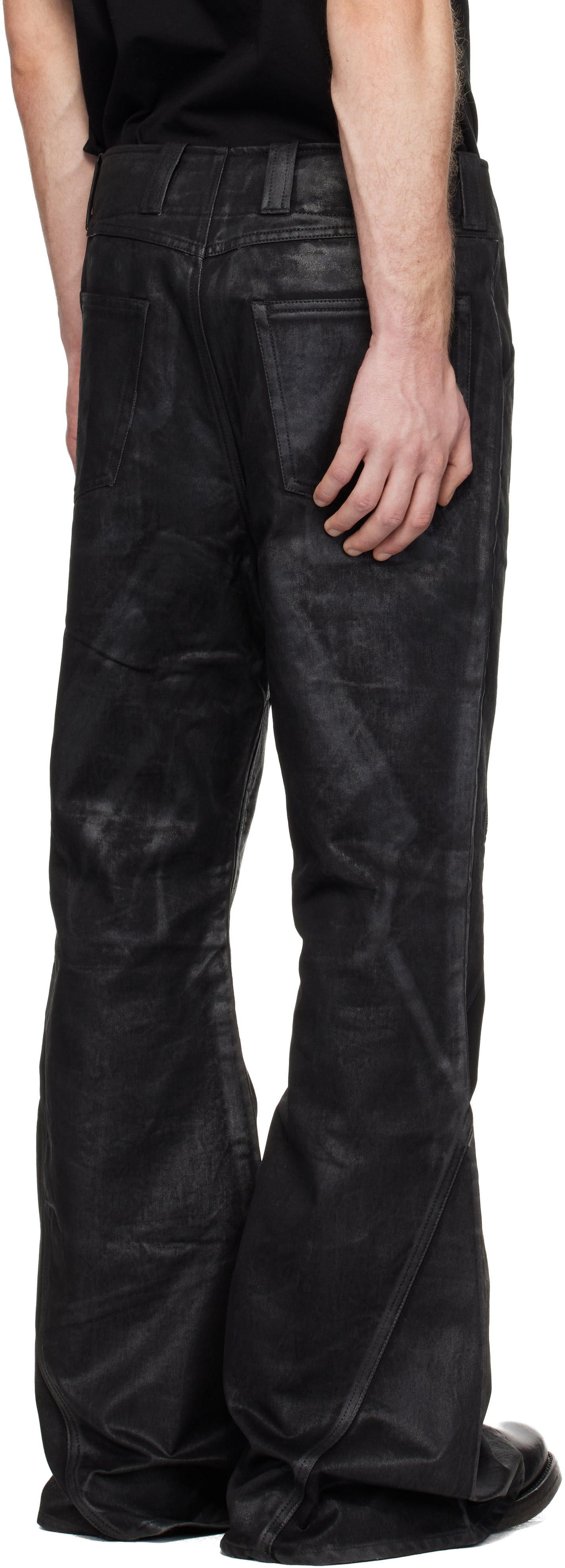 DET BLEV SENT - Pantalon Guild noir