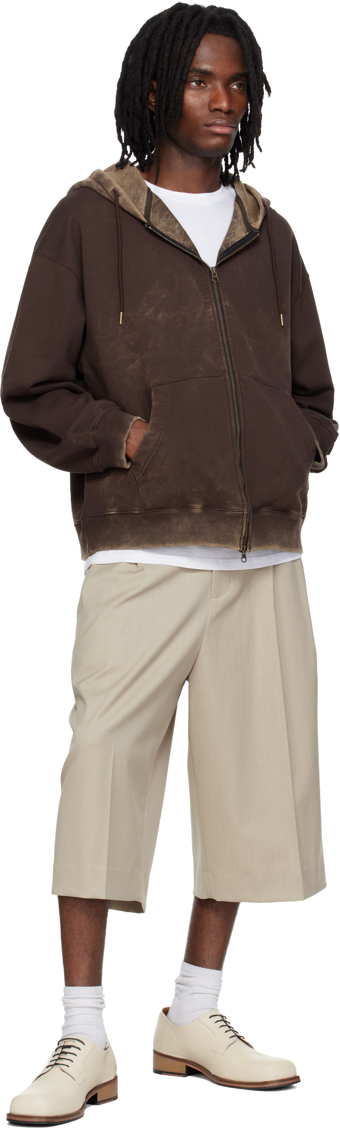 MMIC - Brown Dusk Zip Up Hoodie
