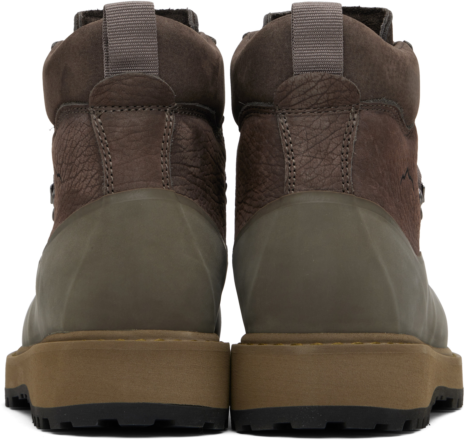 Diemme: Taupe Roccia Vet Gomma Boots | SSENSE