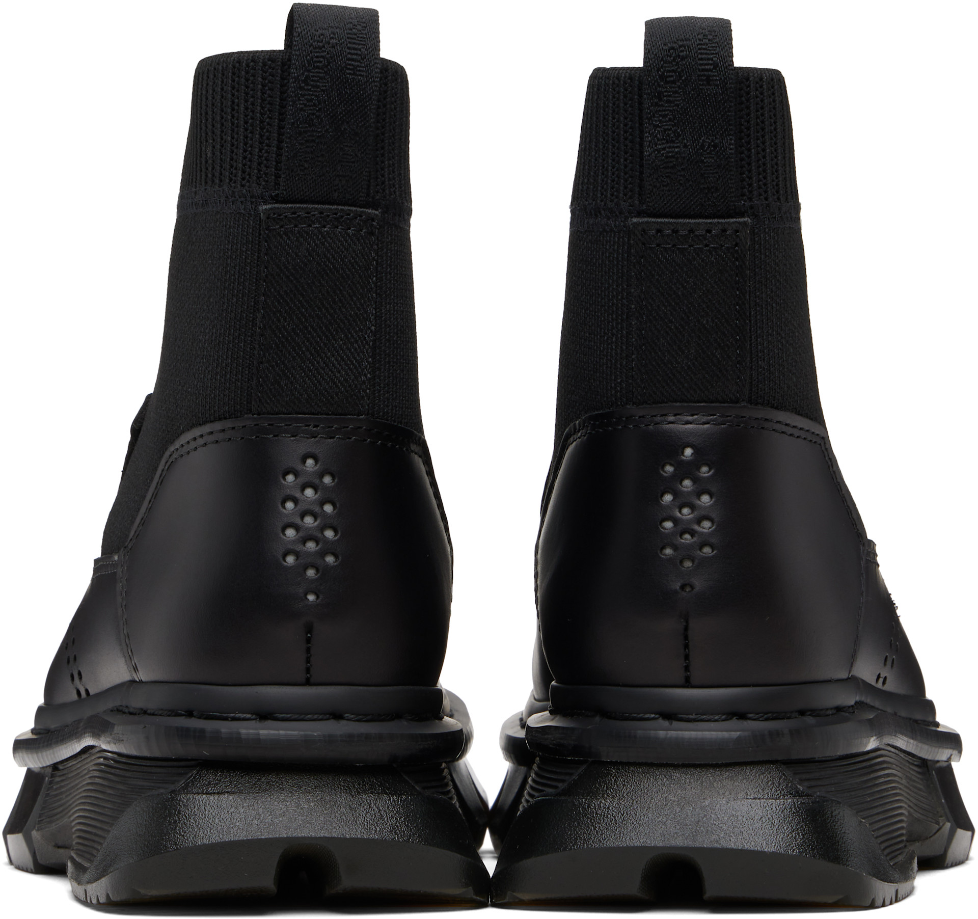 Dr. Martens: Black Qubist Zip Boots | SSENSE