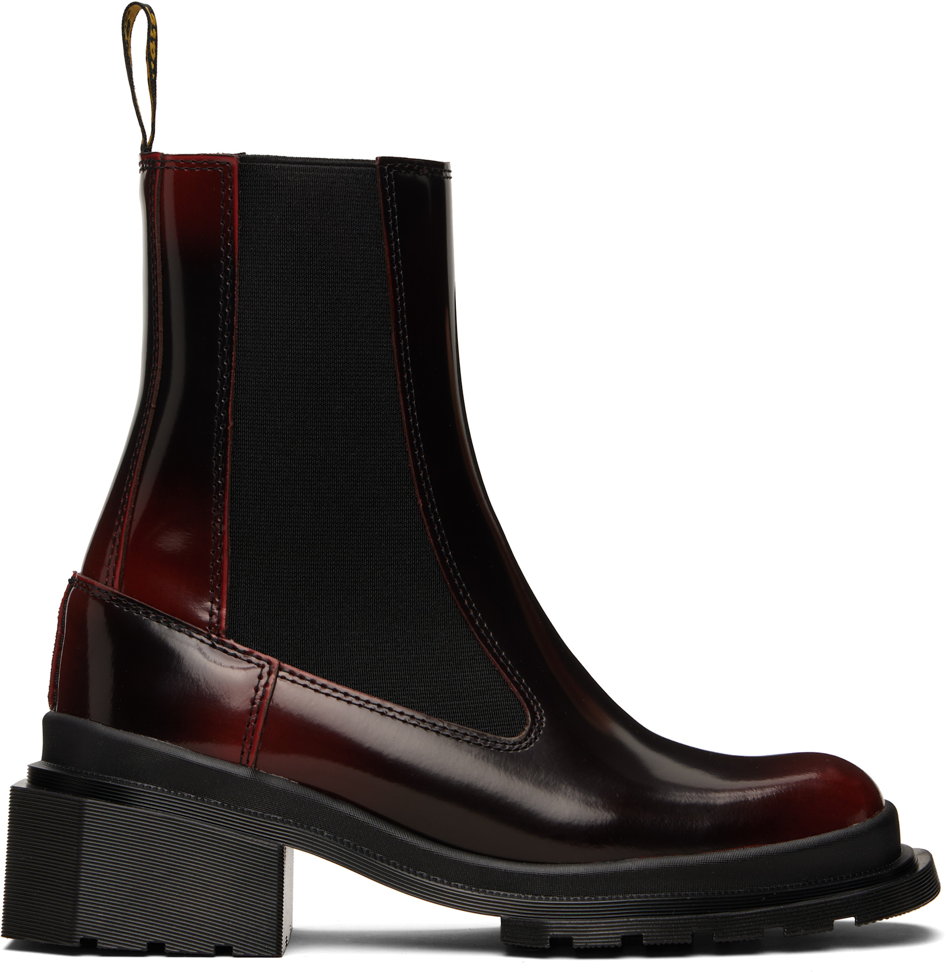 Dr. Martens Burgundy Leather Chelsea Ankle Boots 2976 Burgundy Smooth Chelsea Boot — Downes main image 4