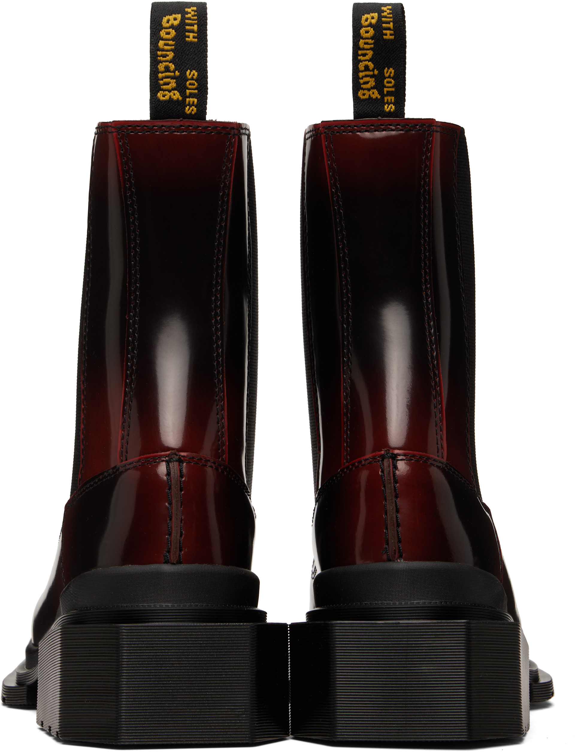 Dr. Martens Burgundy Leather Chelsea Ankle Boots 2976 Burgundy Smooth Chelsea Boot — Downes main image 3