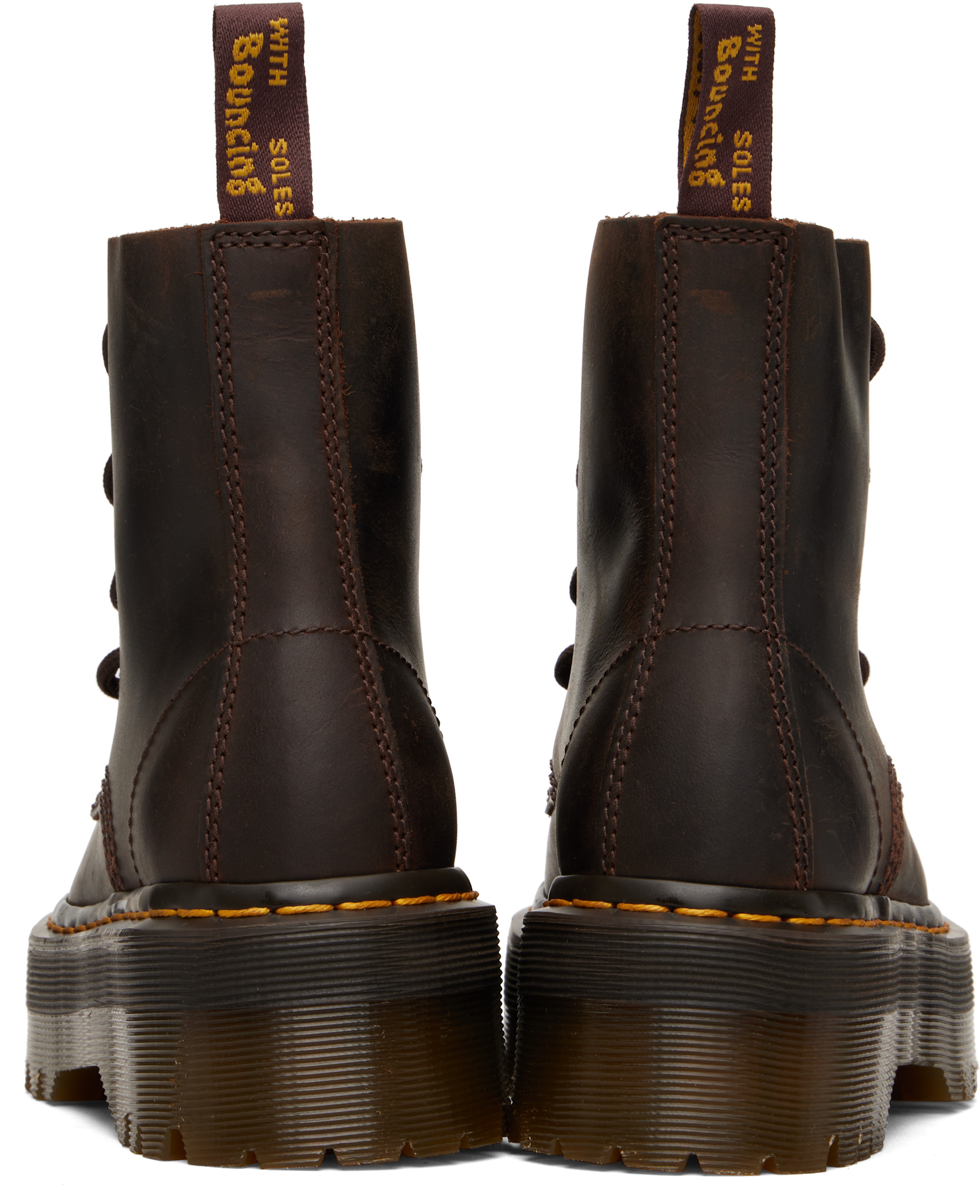 Dr. Martens: ブラウン Sinclair クレイジーホース レザー