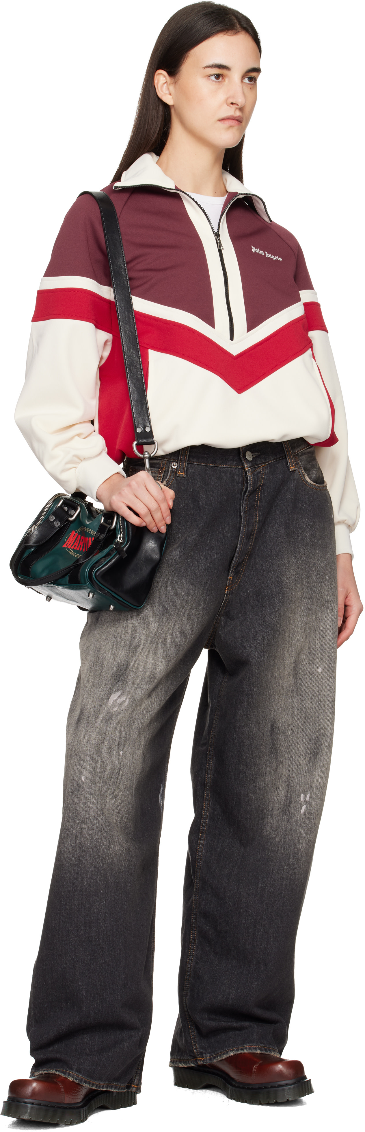 Dr. Martens - Bottes Rejena bourgogne