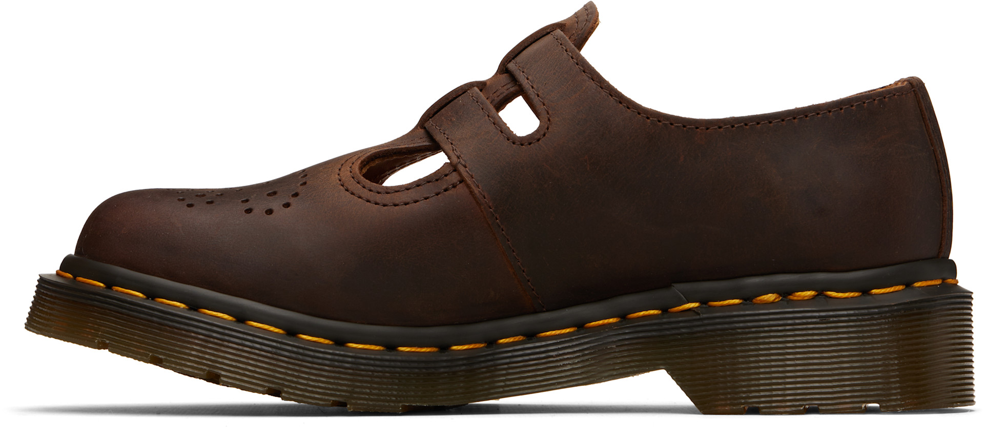 Dr. Martens: ブラウン 8065 クレイジーホース レザー メリージェーン