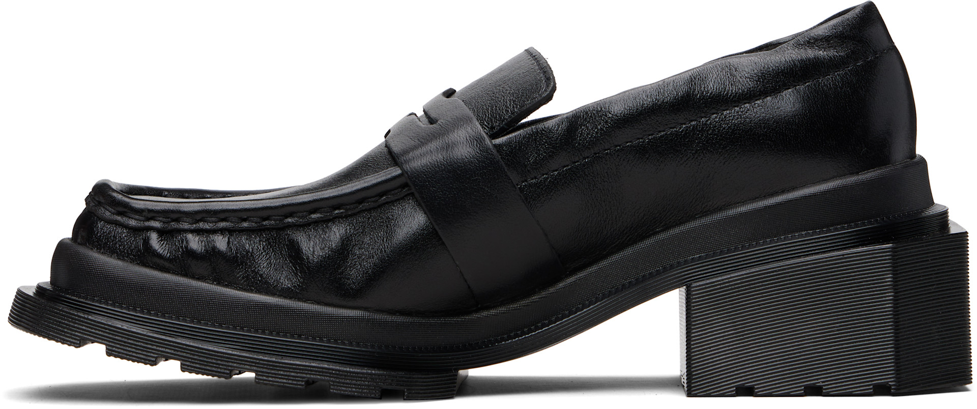 Dr. Martens: Black Maybole Loafers | SSENSE United Kingdom