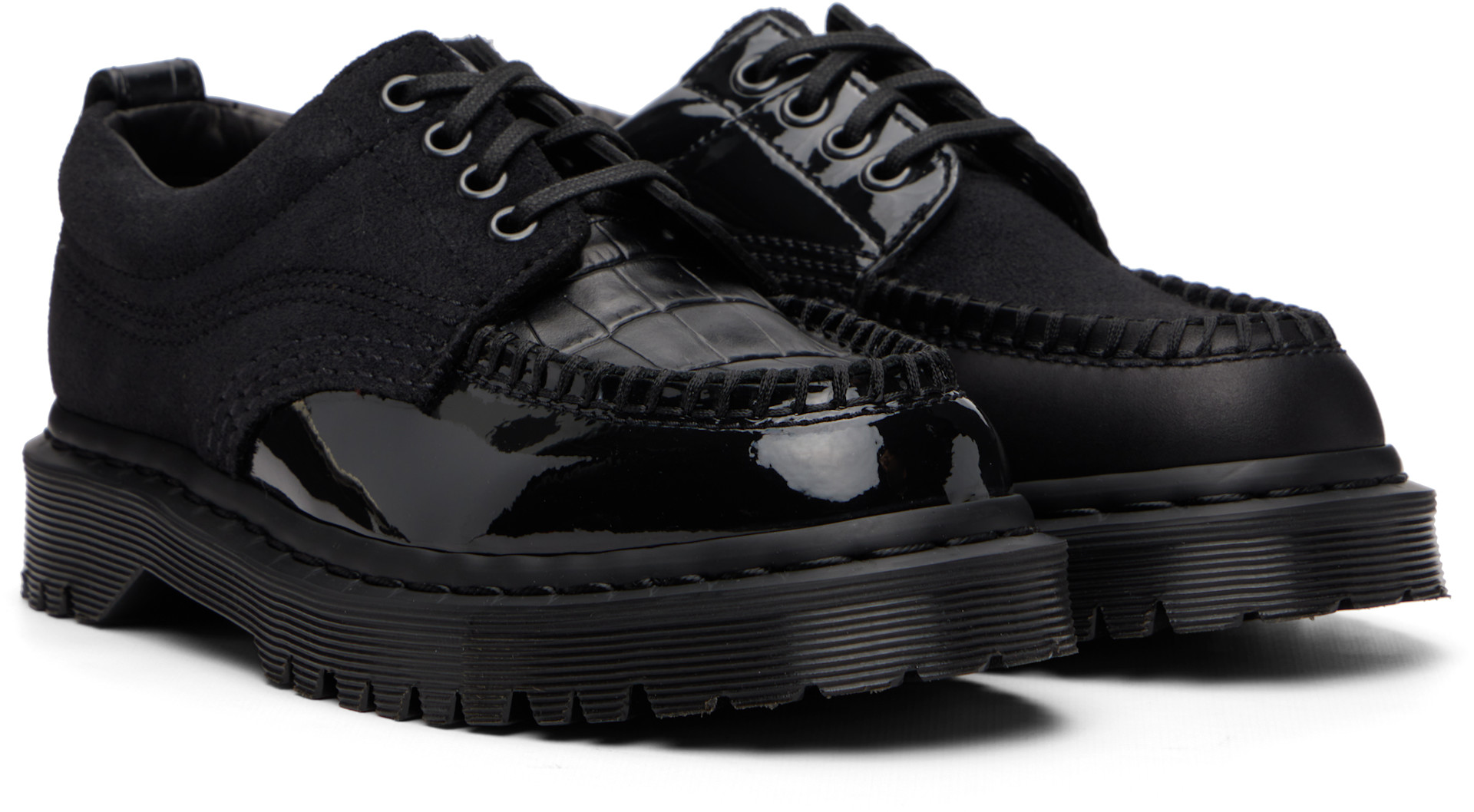 Dr. Martens - Derbys Lowell noirs édition BEAMS