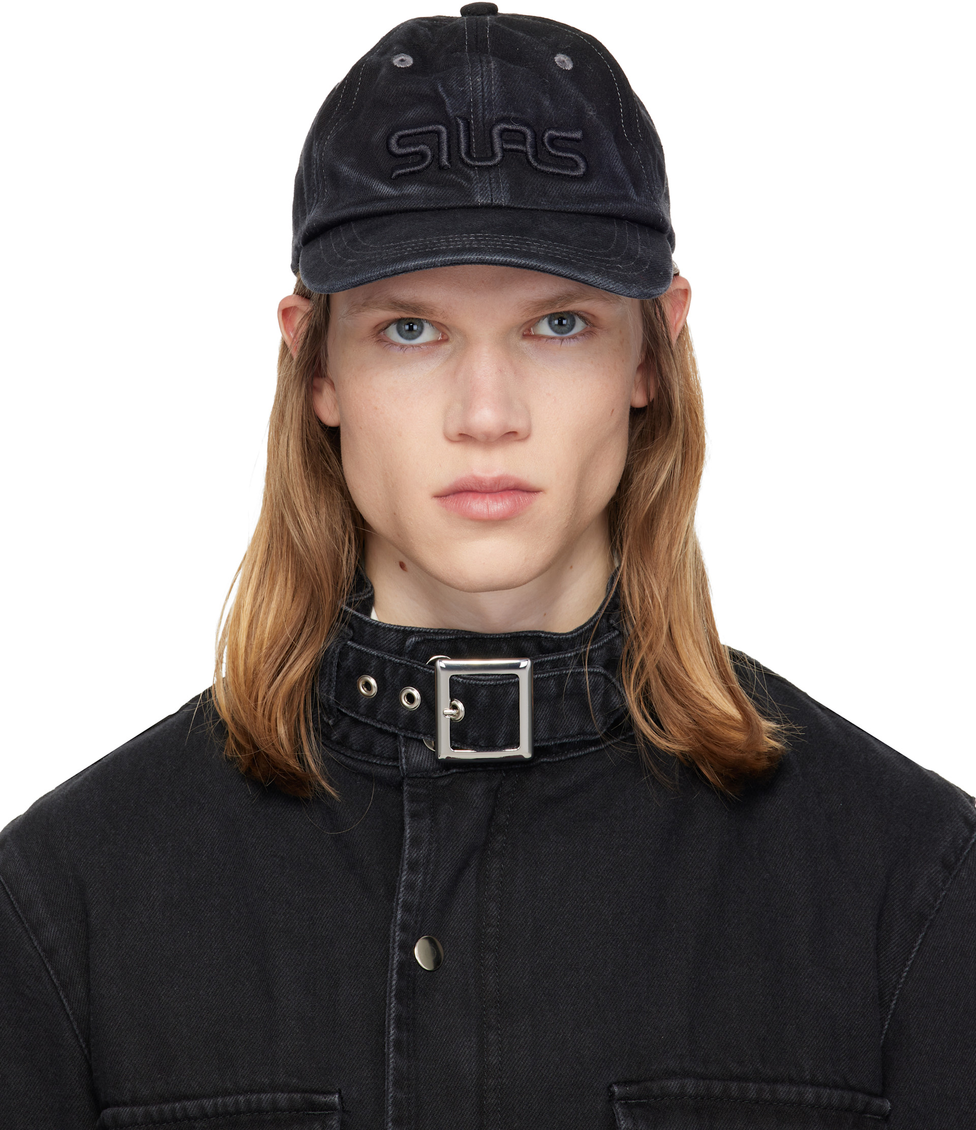 SILAS - Casquette noire à logo