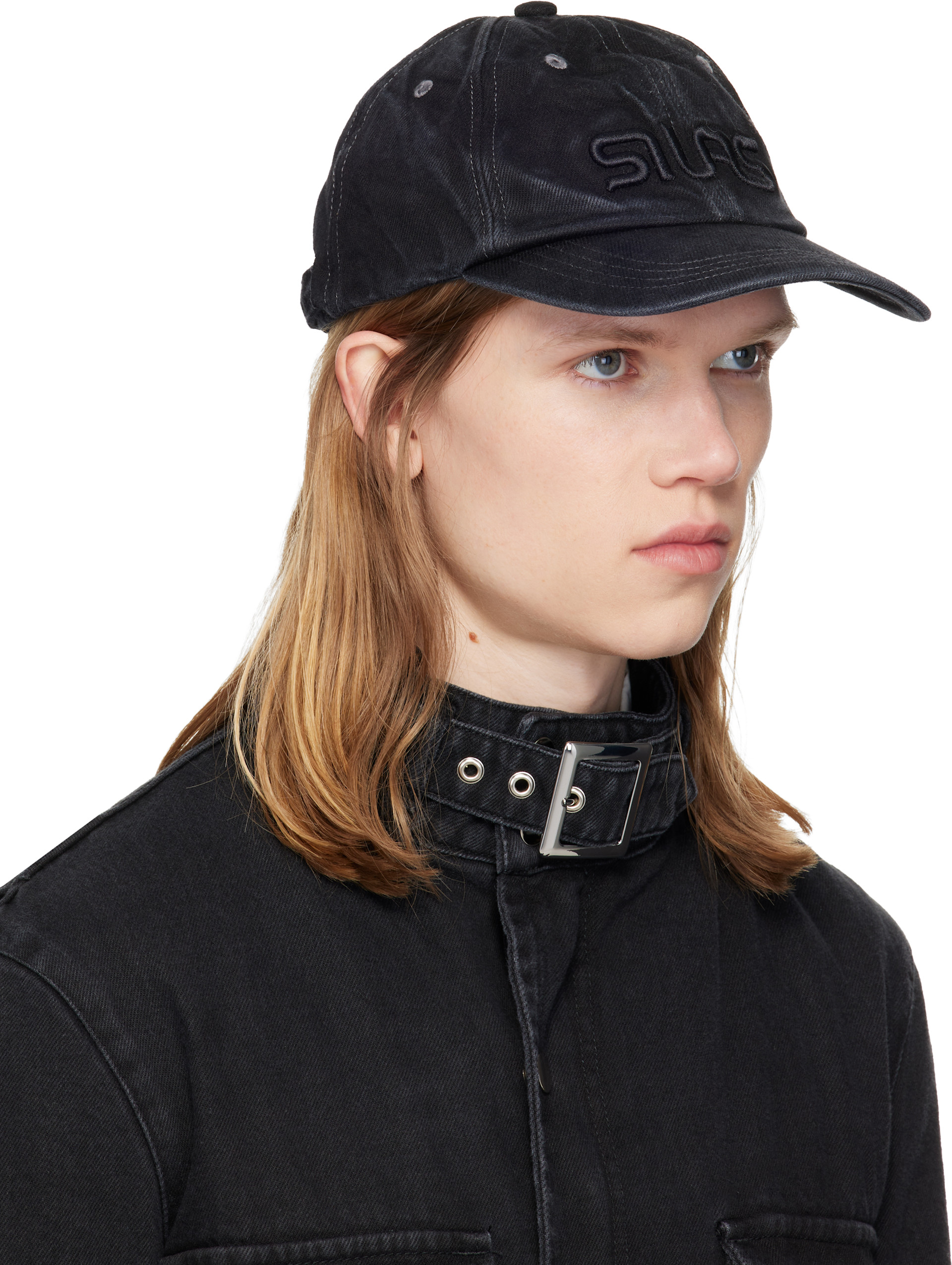 SILAS - Casquette noire à logo