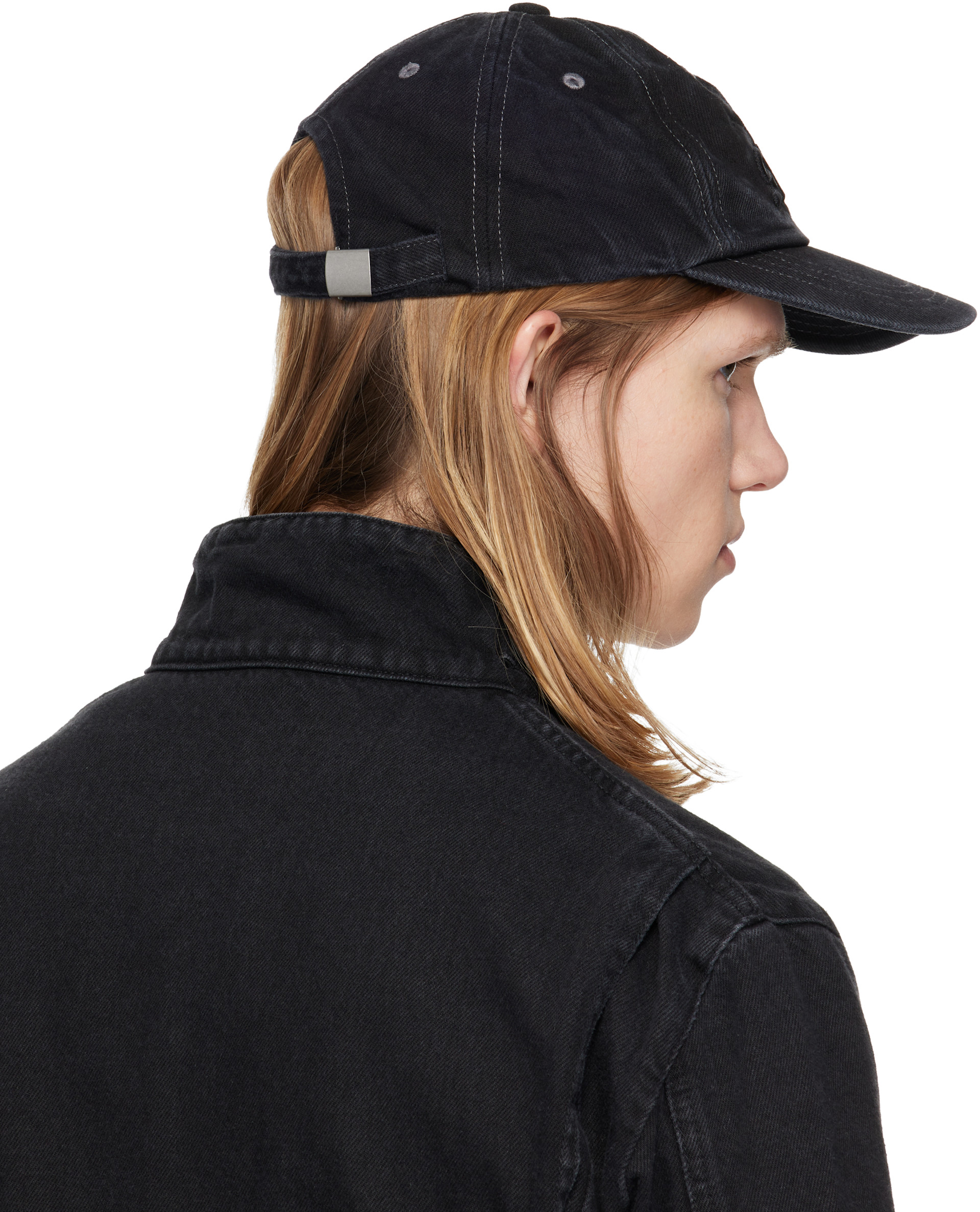 SILAS - Casquette noire à logo