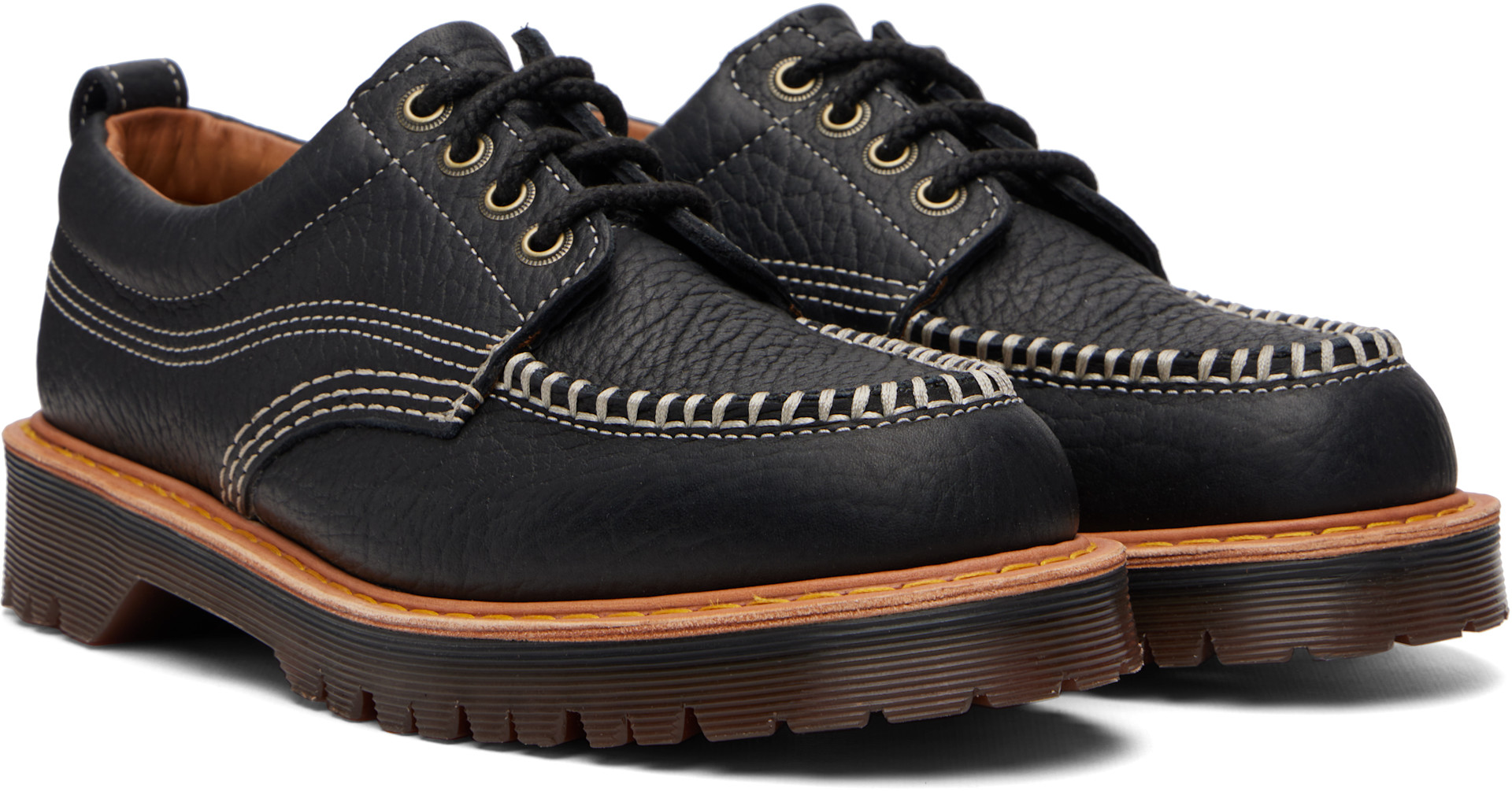 Dr. Martens - 블랙 로웰 더비 슈즈