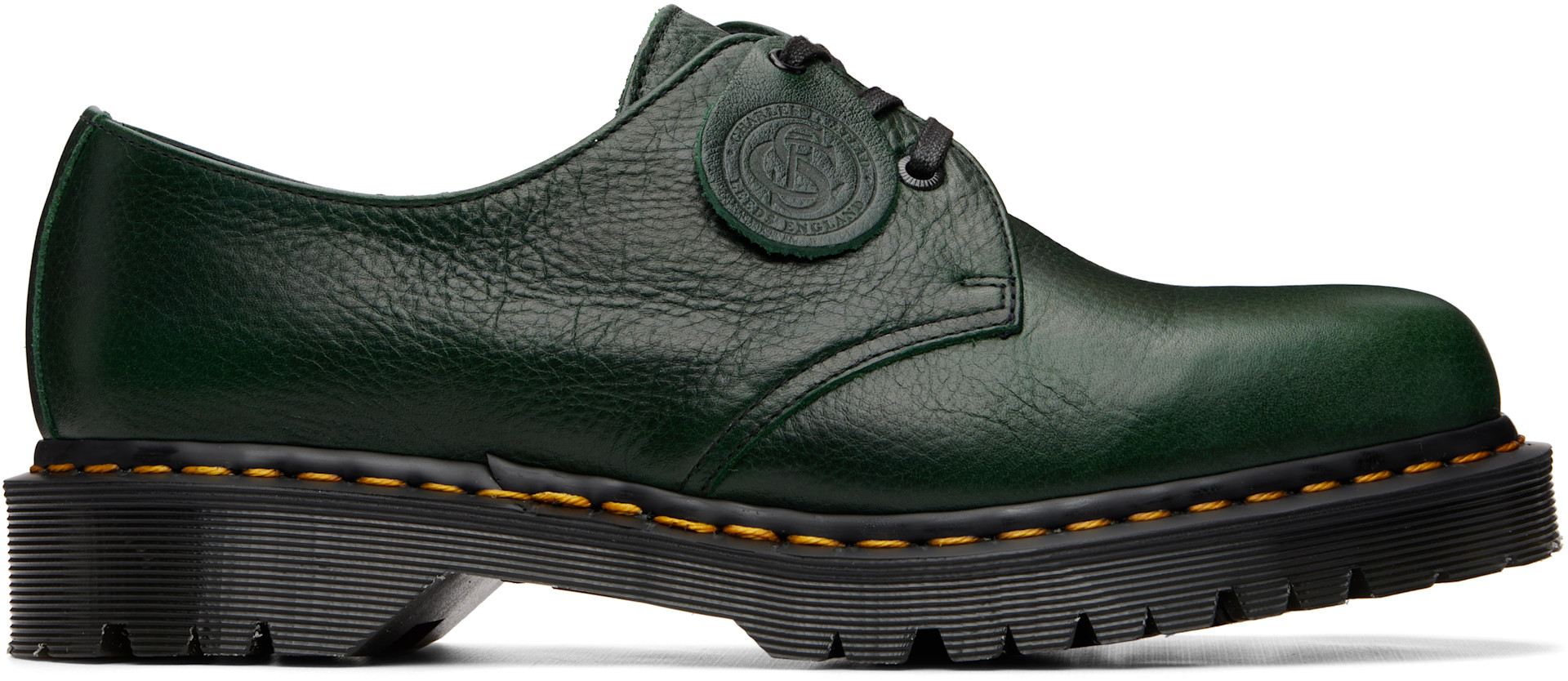 Dr.Martens Icons 1461 (3ホール) GREEN　UK9 Dr. Martens: Green 1461 'Made In England' Buckingham Leather