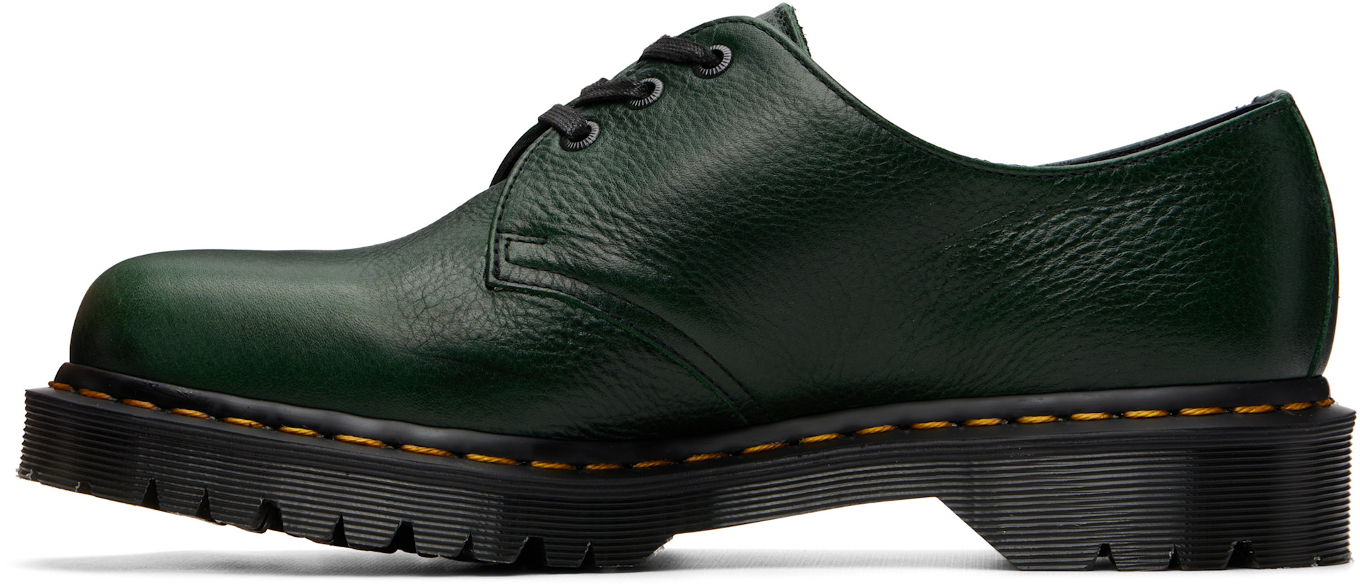 Dr. Martens: Green 1461 'Made In England' Buckingham Leather