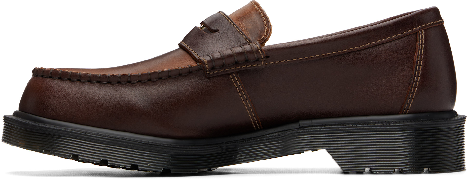 Dr. Martens Penton ローファー ブラウン UK7 Dr. Martens: Brown Penton 'Made In England' Leather Loafers