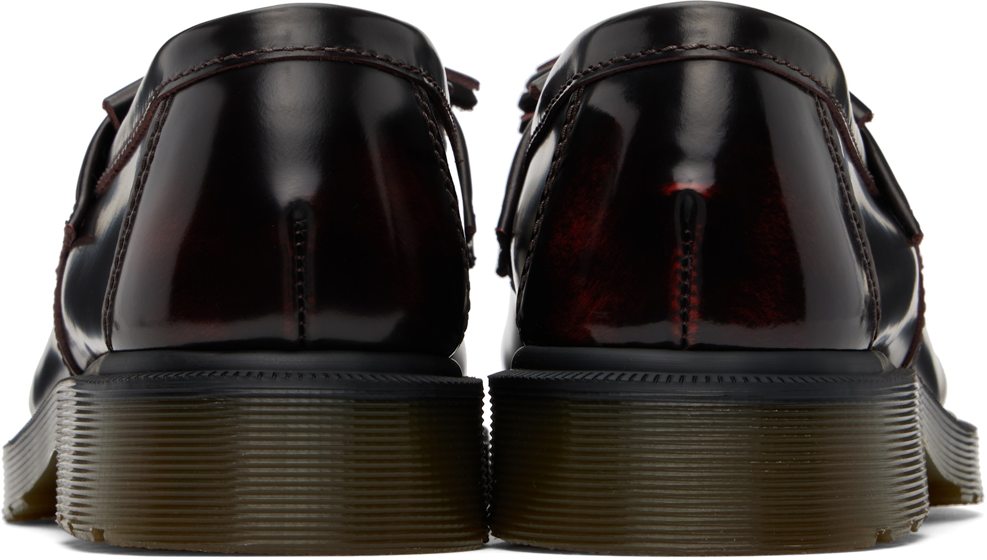Dr. Martens: バーガンディ Adrian Arcadia レザー タッセル