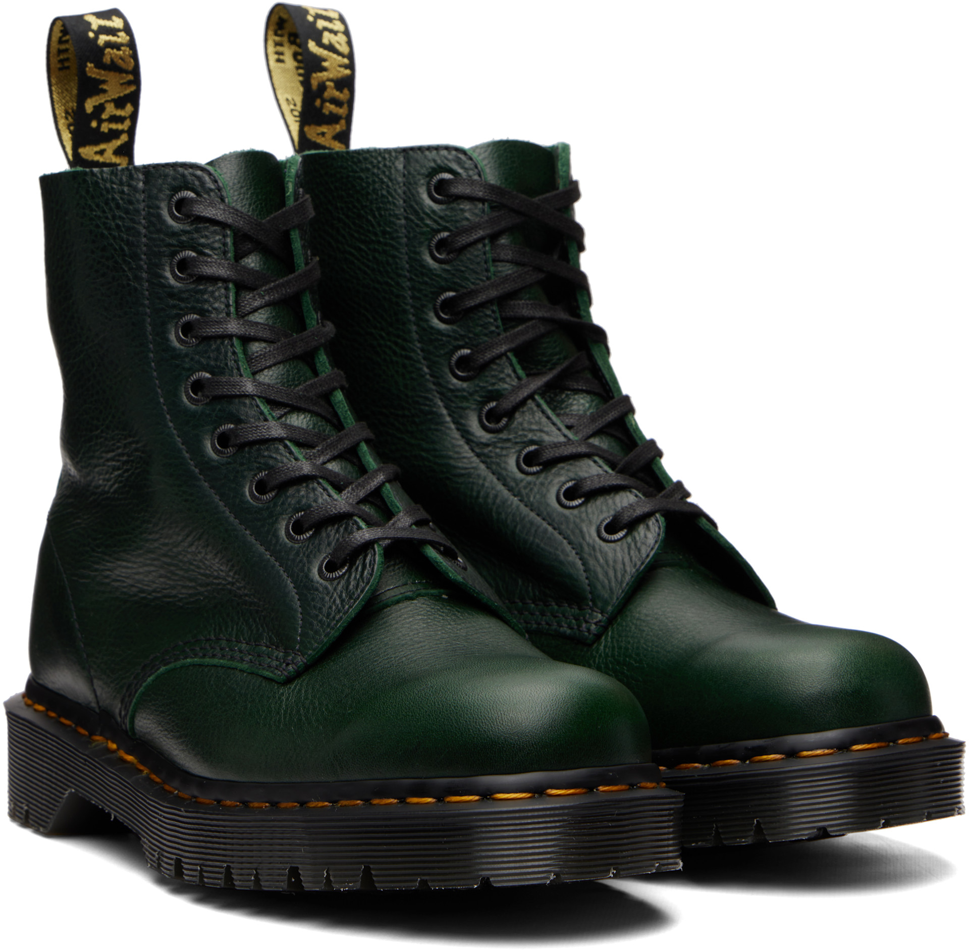 Dr. Martens: グリーン 1460 Pascal 'Made In England' ブーツ