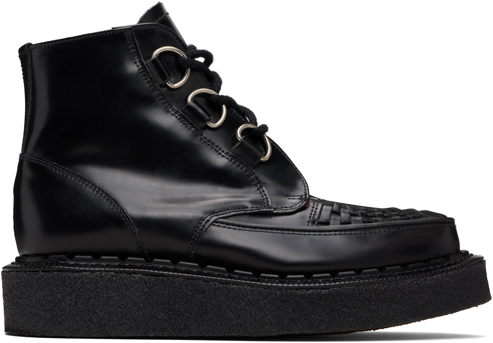 George Cox: Black Skipton Boots | SSENSE