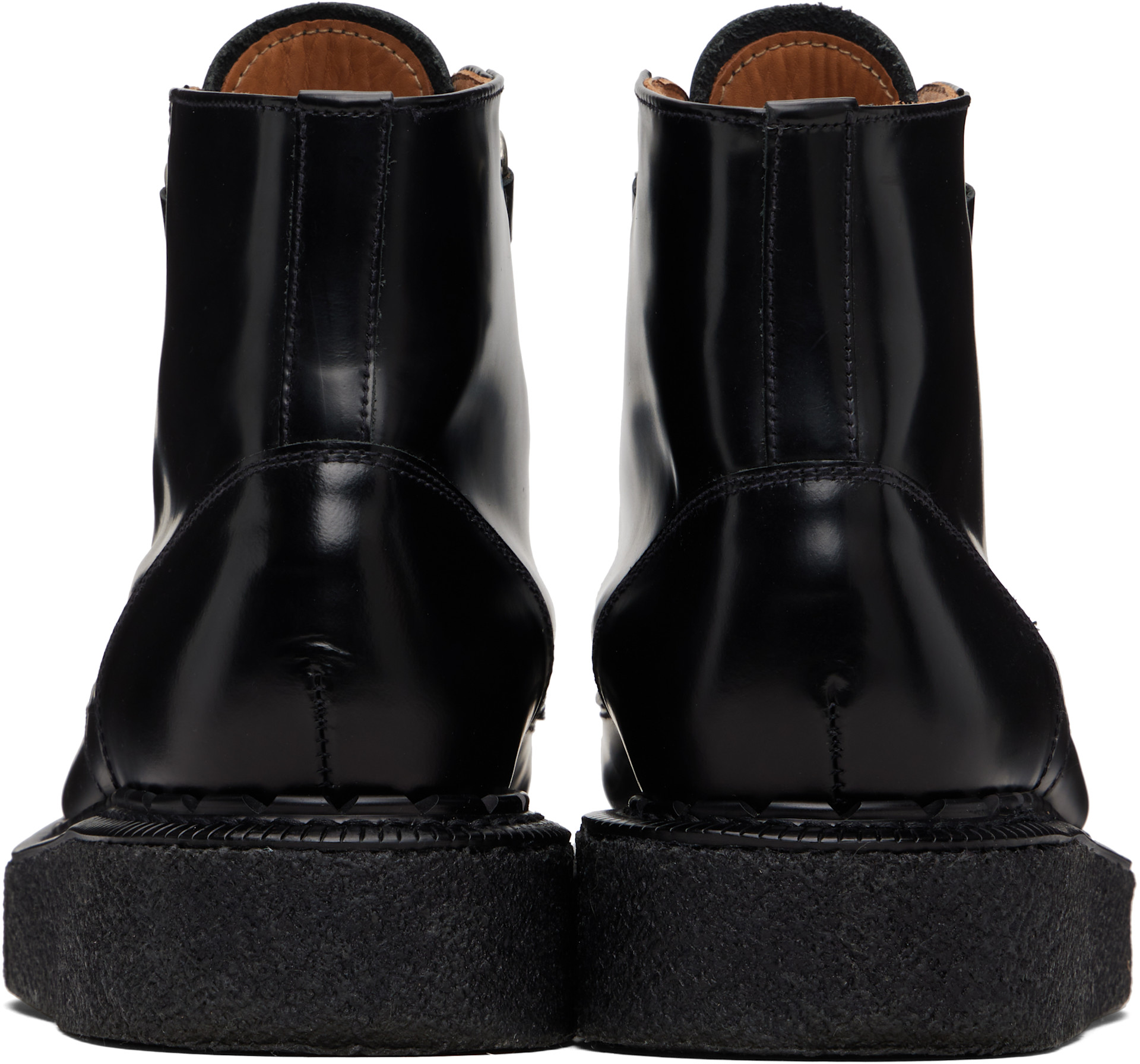 George Cox: Black Skipton Boots | SSENSE