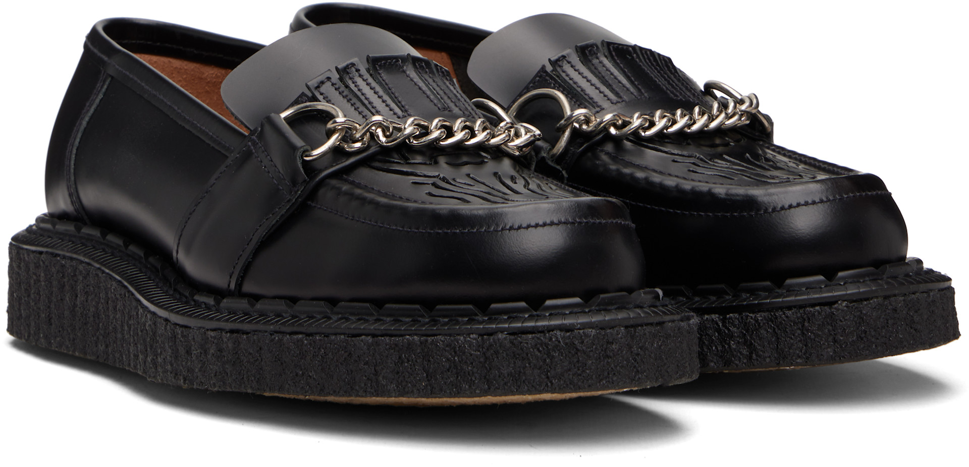 George Cox - Black Buxton Loafers