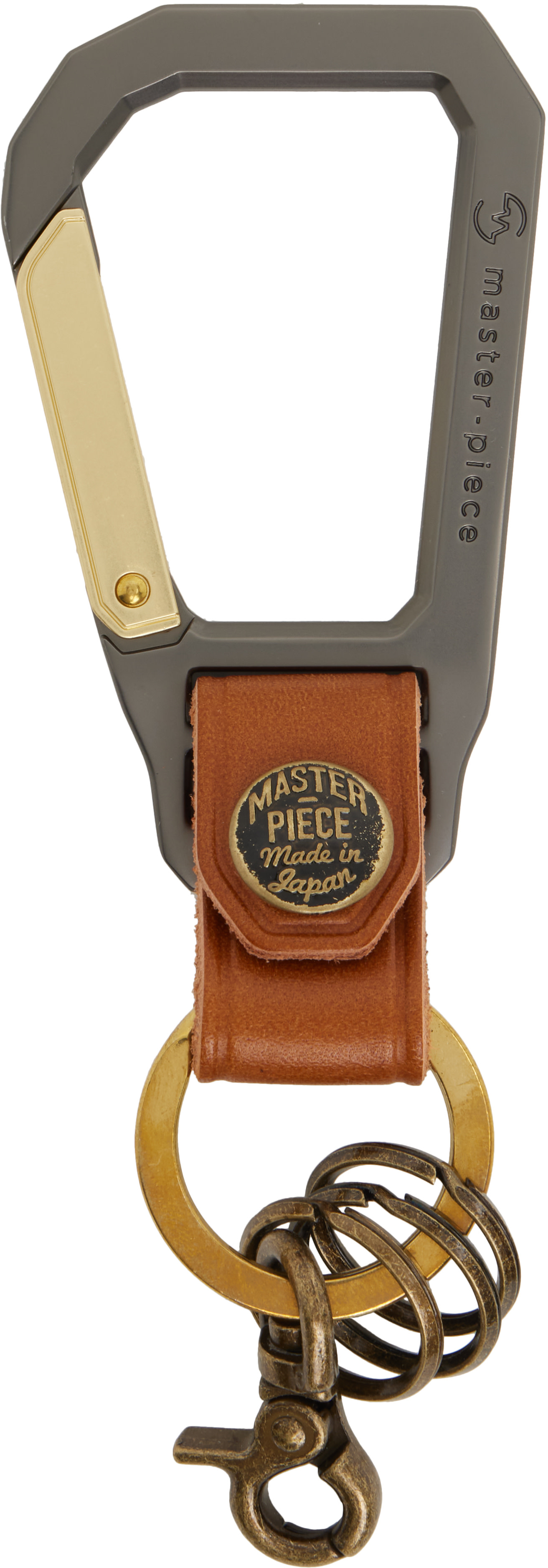 master-piece - タン Carabiner キーチェーン