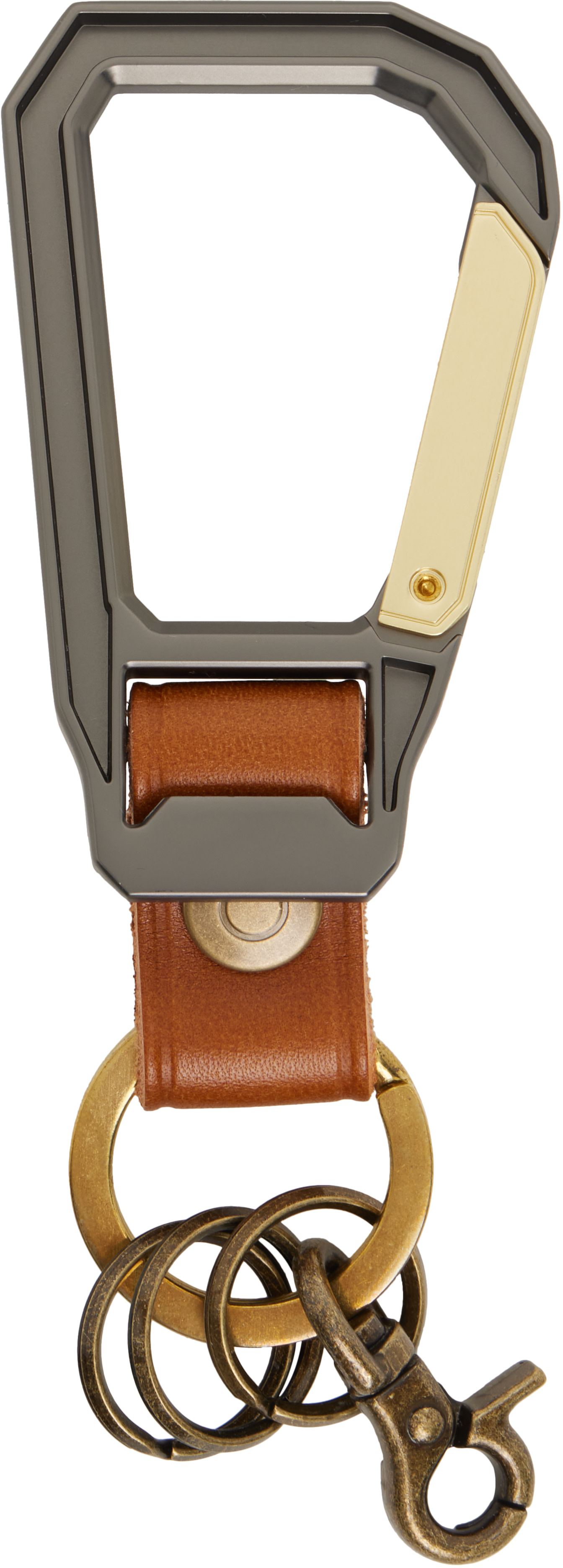 master-piece - タン Carabiner キーチェーン