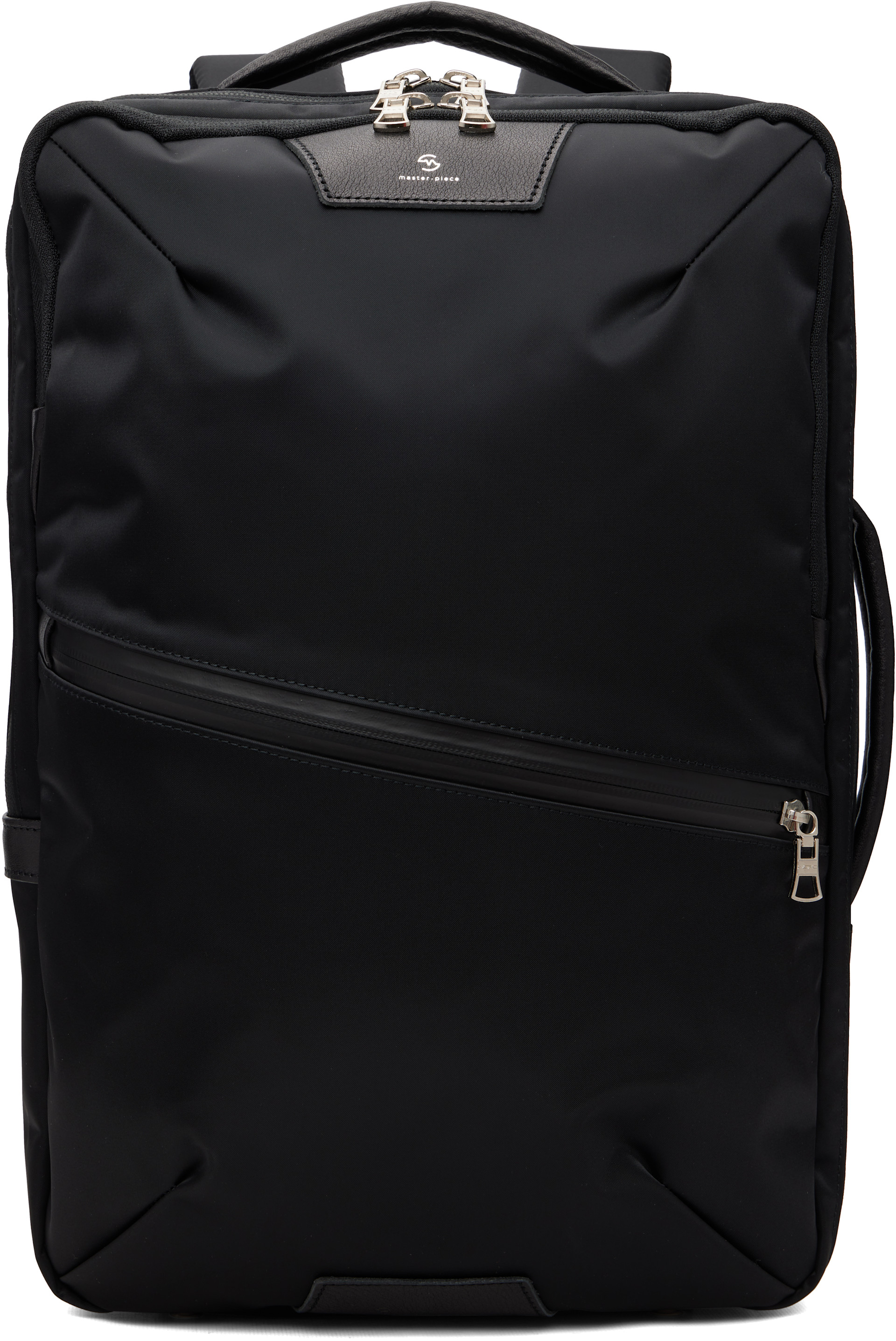 master-piece: Black Progress 2WAY Backpack | SSENSE
