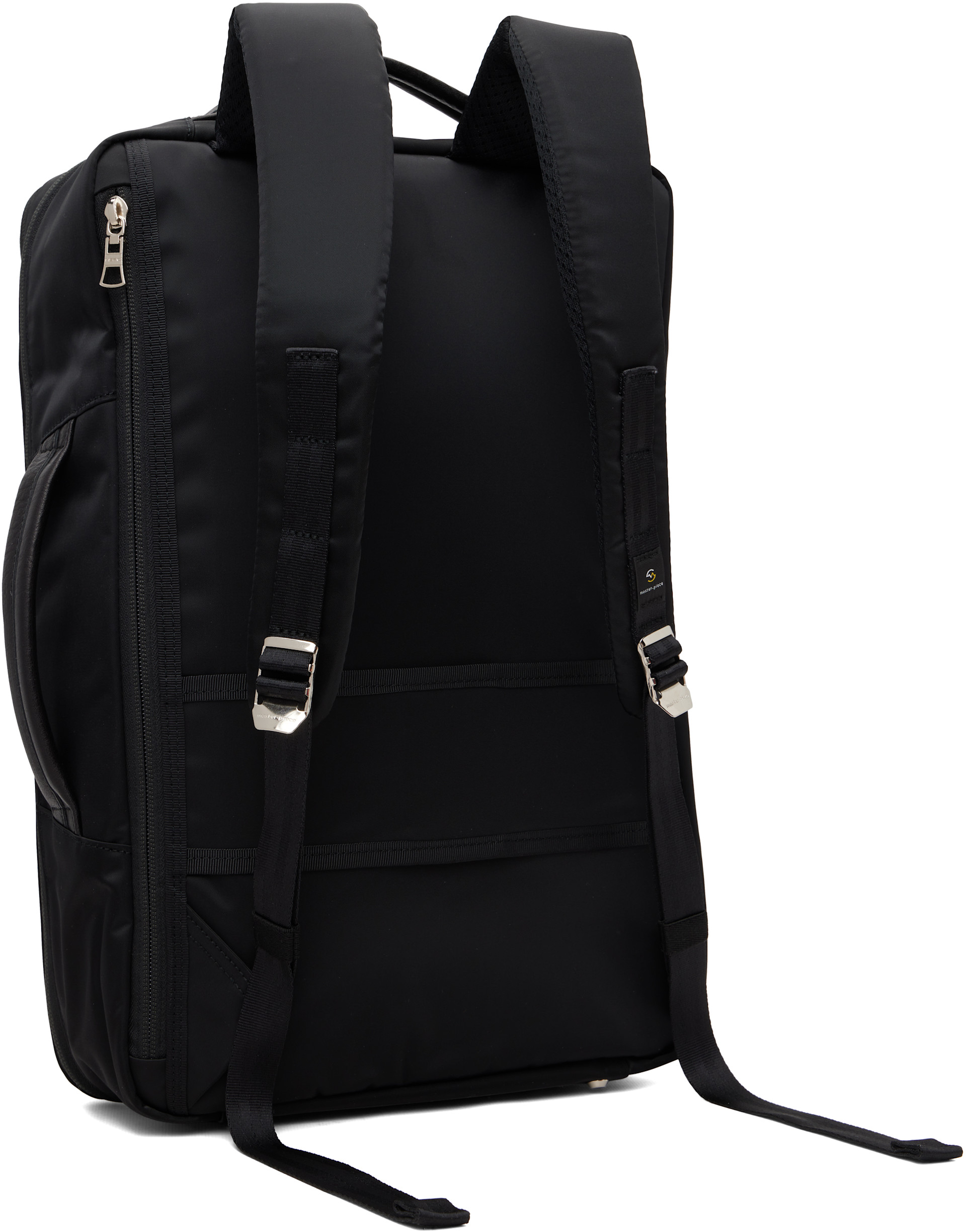 master-piece: Black Progress 2WAY Backpack | SSENSE