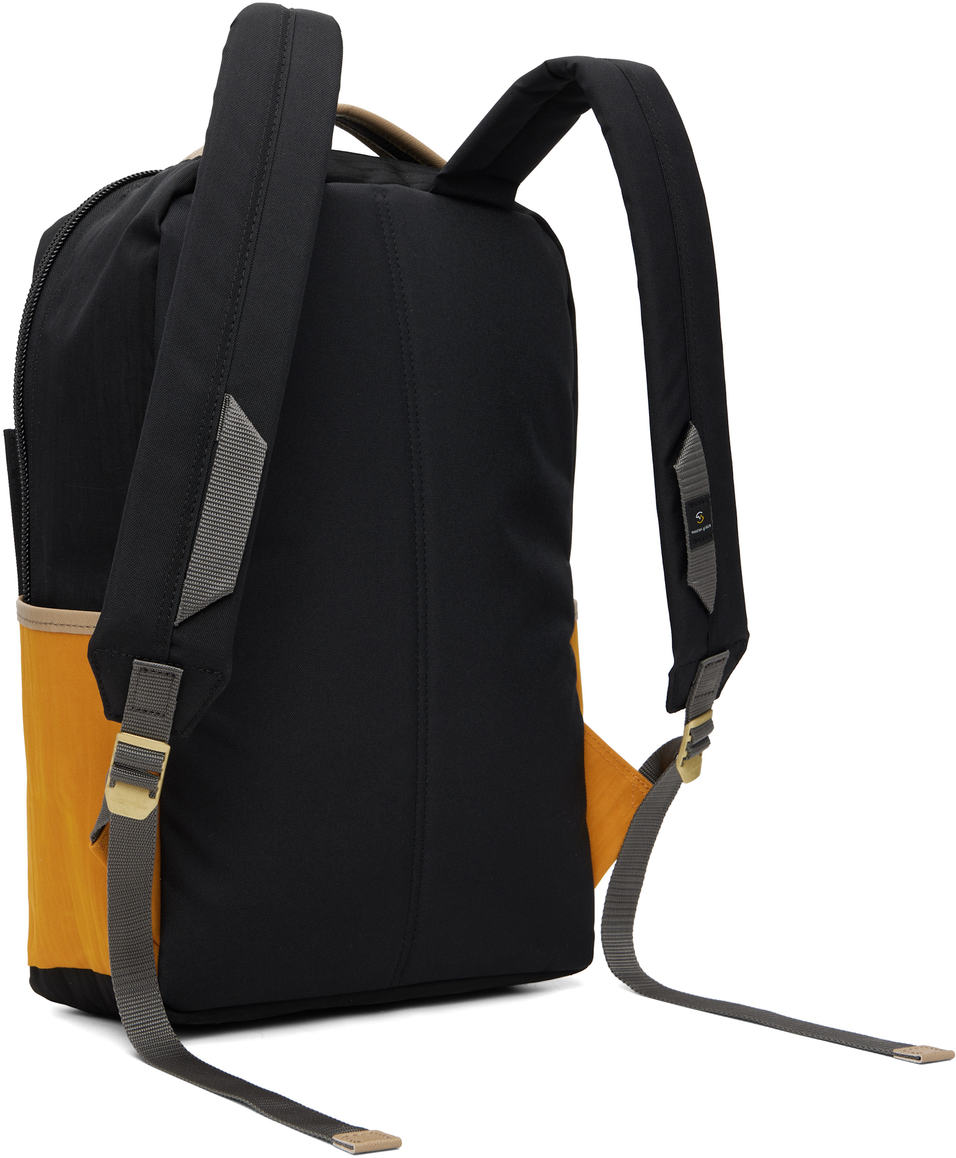 master-piece: Navy & Black Link Backpack | SSENSE