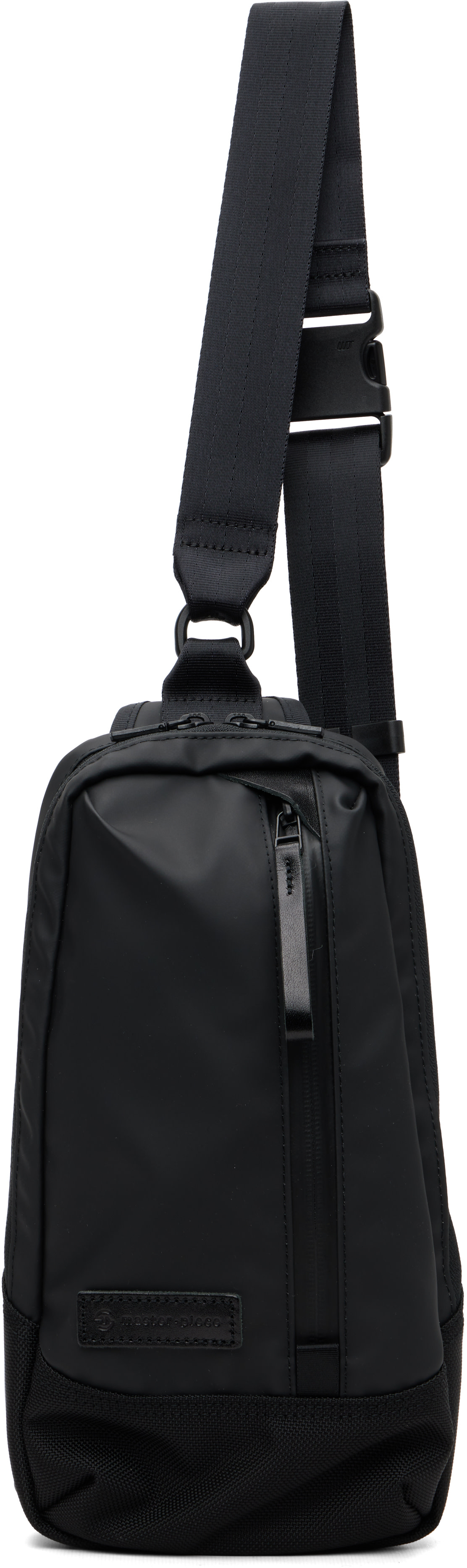 master-piece - Black Slick Sling Bag