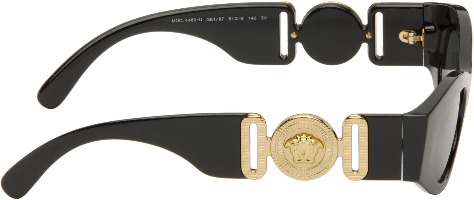 Versace - Black Medusa Biggie Butterfly Sunglasses