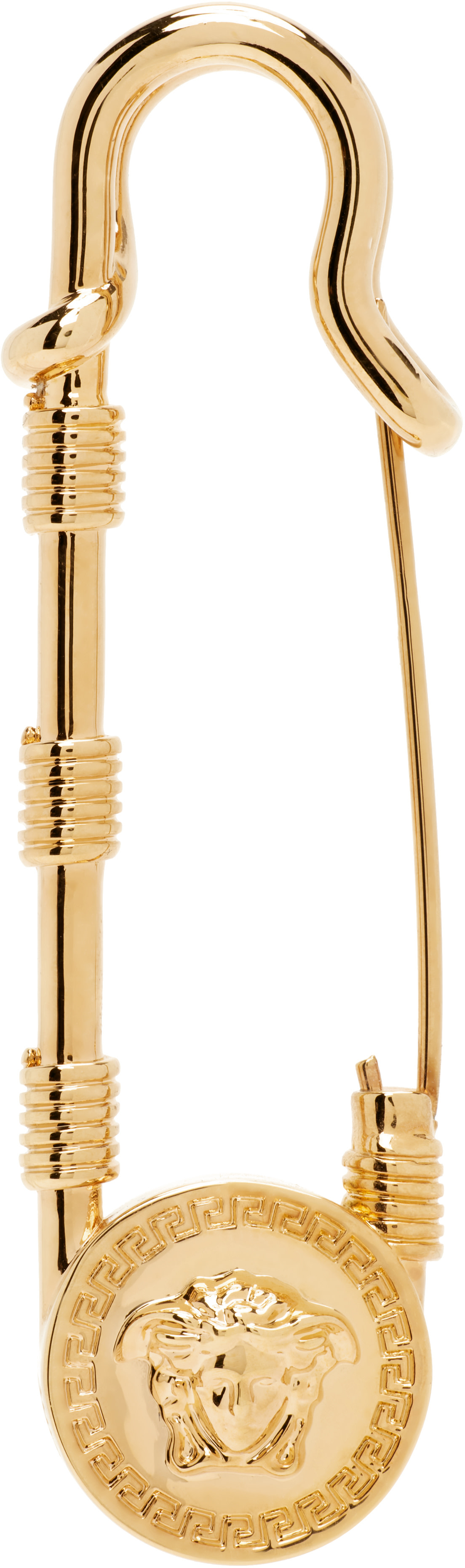 Versace - Broche en forme d'épingle de sureté