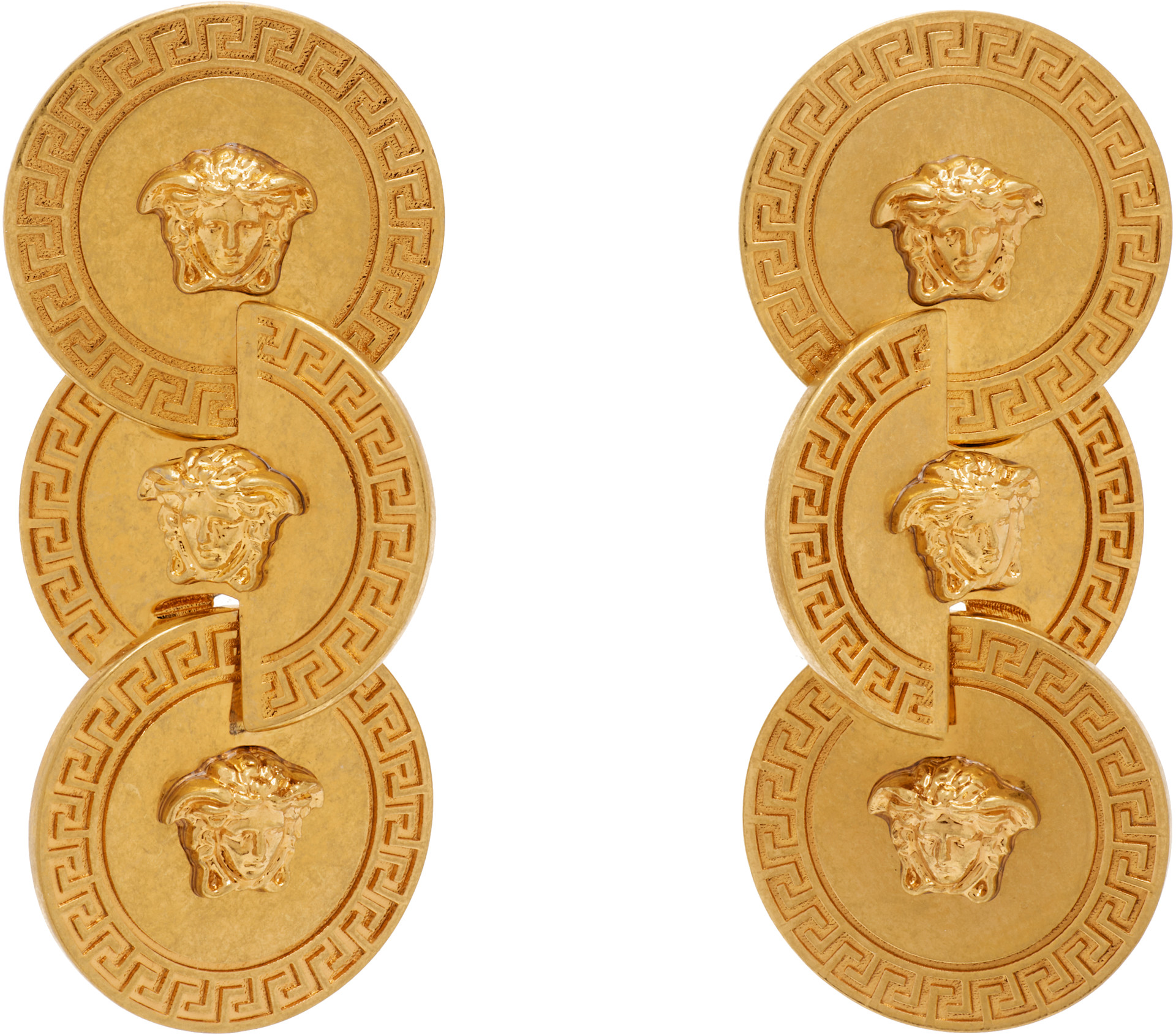 Versace - Boucles d'oreilles à médaillons Tribute