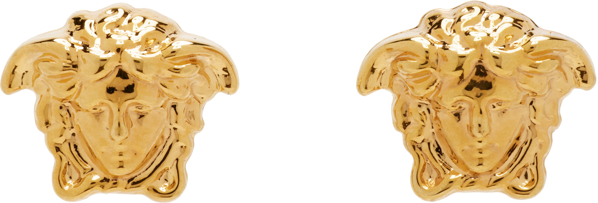 Versace - Boucles d'oreilles à logo Medusa