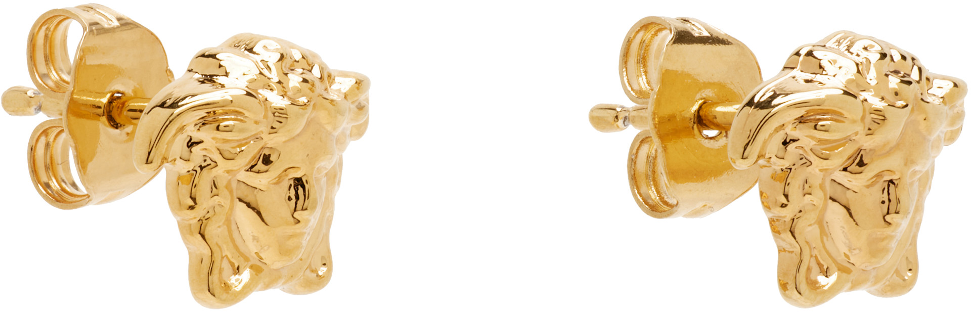 Versace - Boucles d'oreilles à logo Medusa