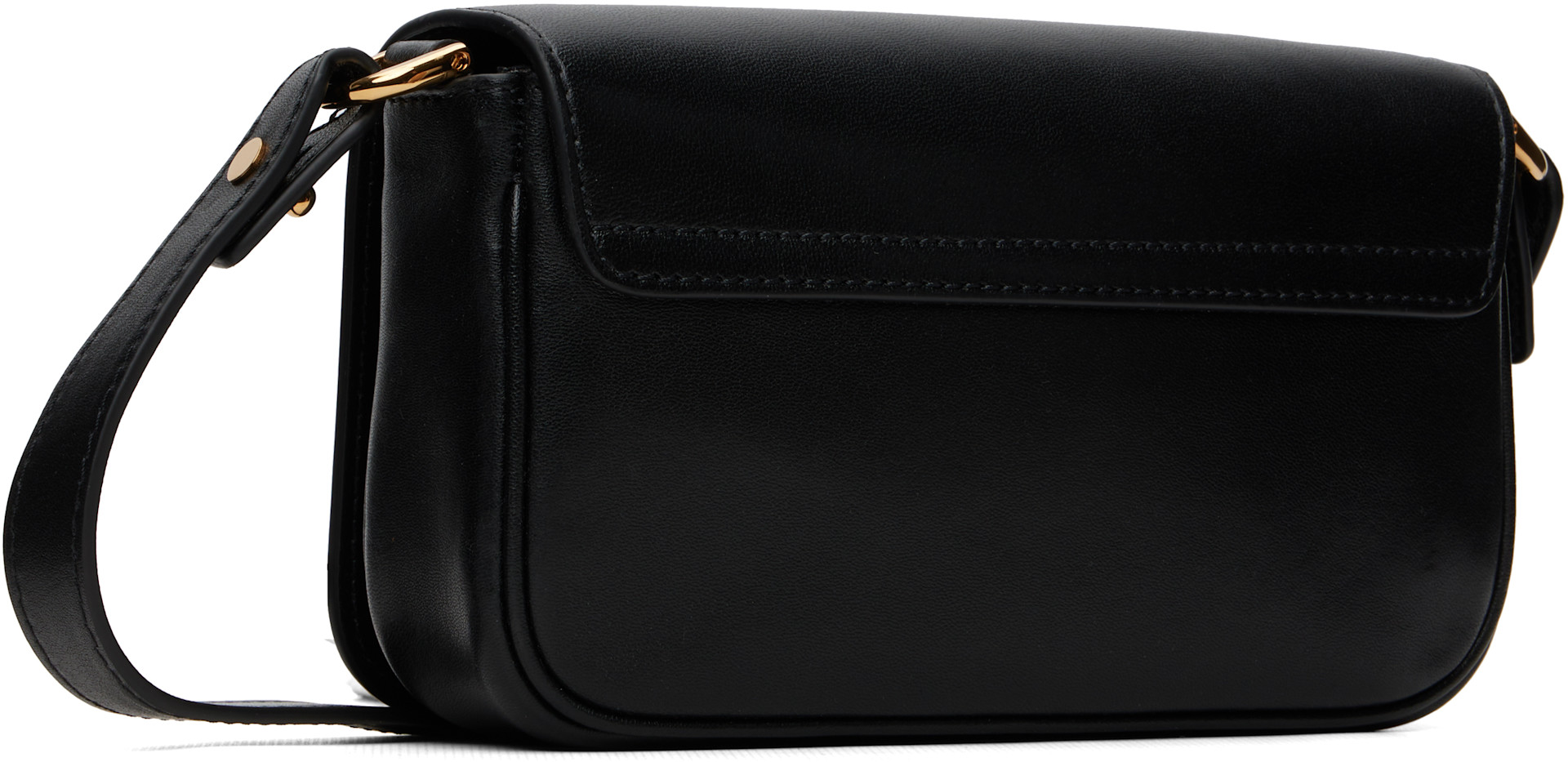 Versace - Black Versace Tag Nappa Mini Bag