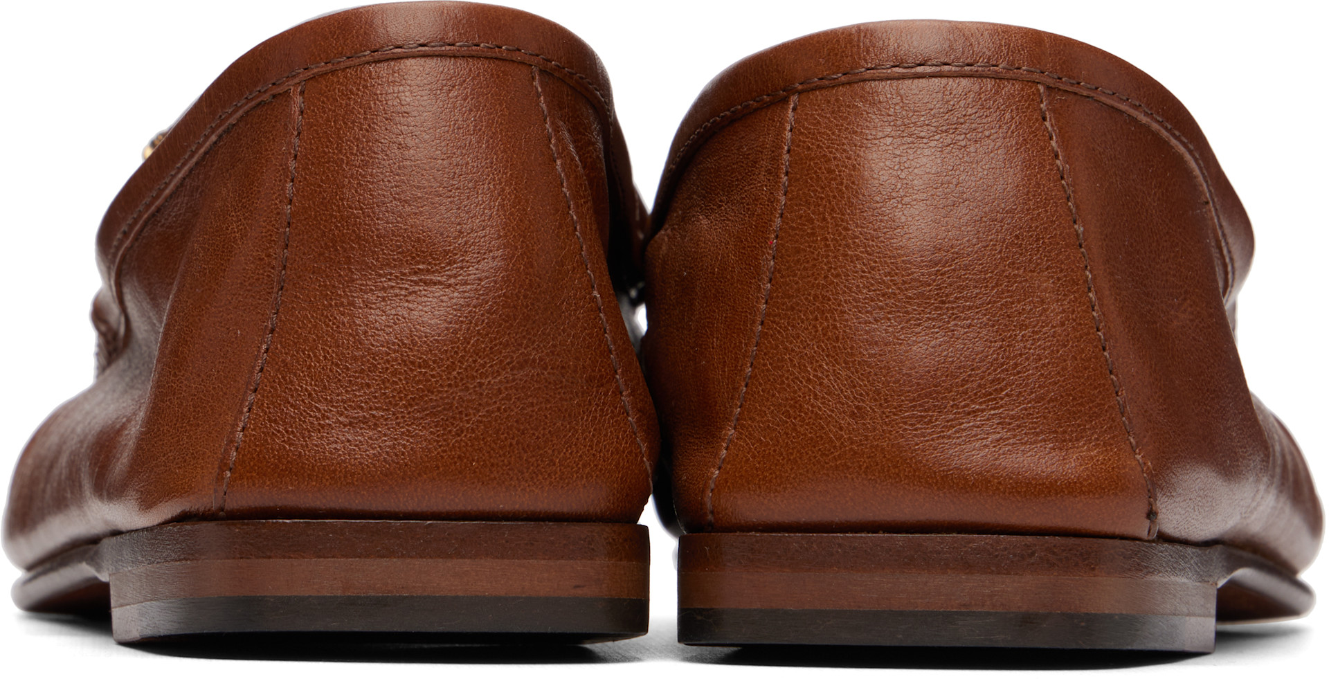 Versace - Flâneurs Guanto brun clair en cuir