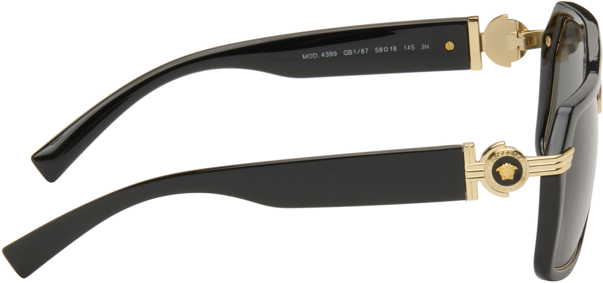 Versace - Black Vintage Icon Pilot Sunglasses