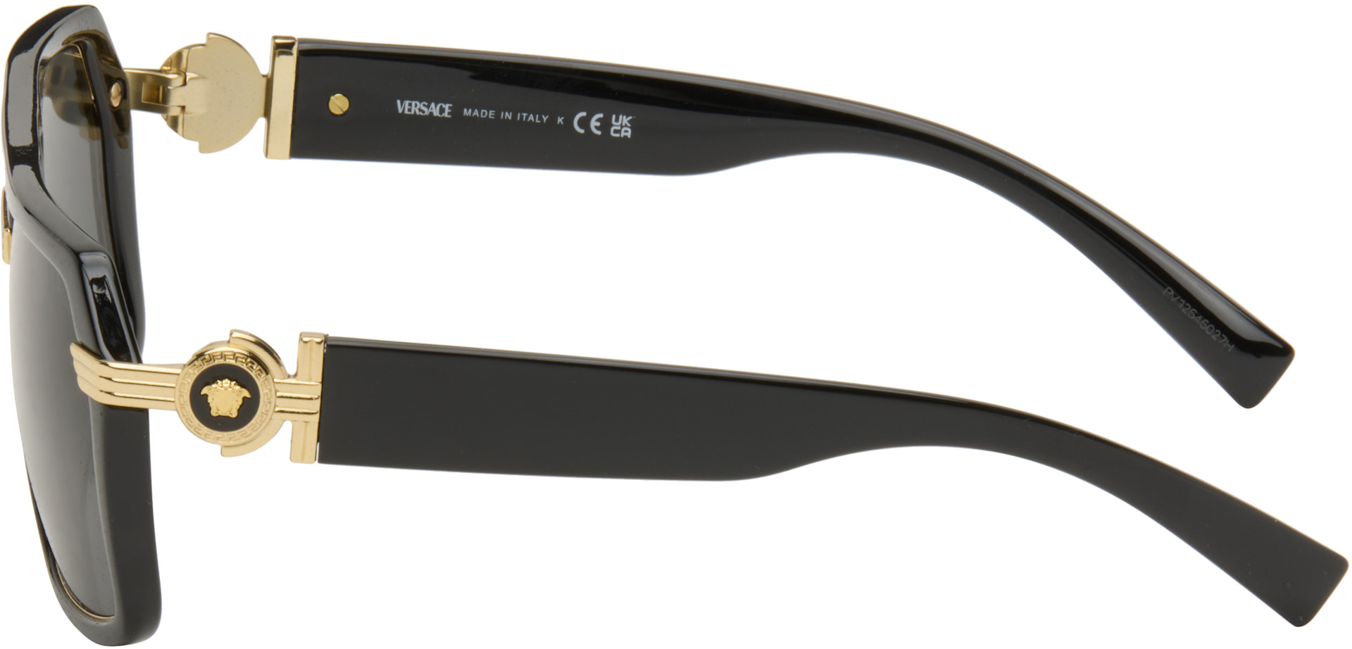Versace - Black Vintage Icon Pilot Sunglasses