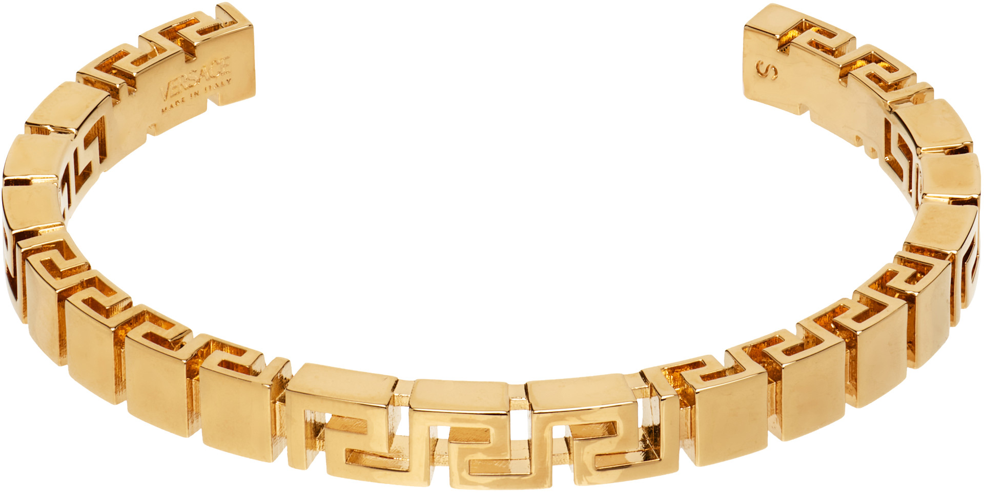 Versace - Bracelet manchette à motif Greca