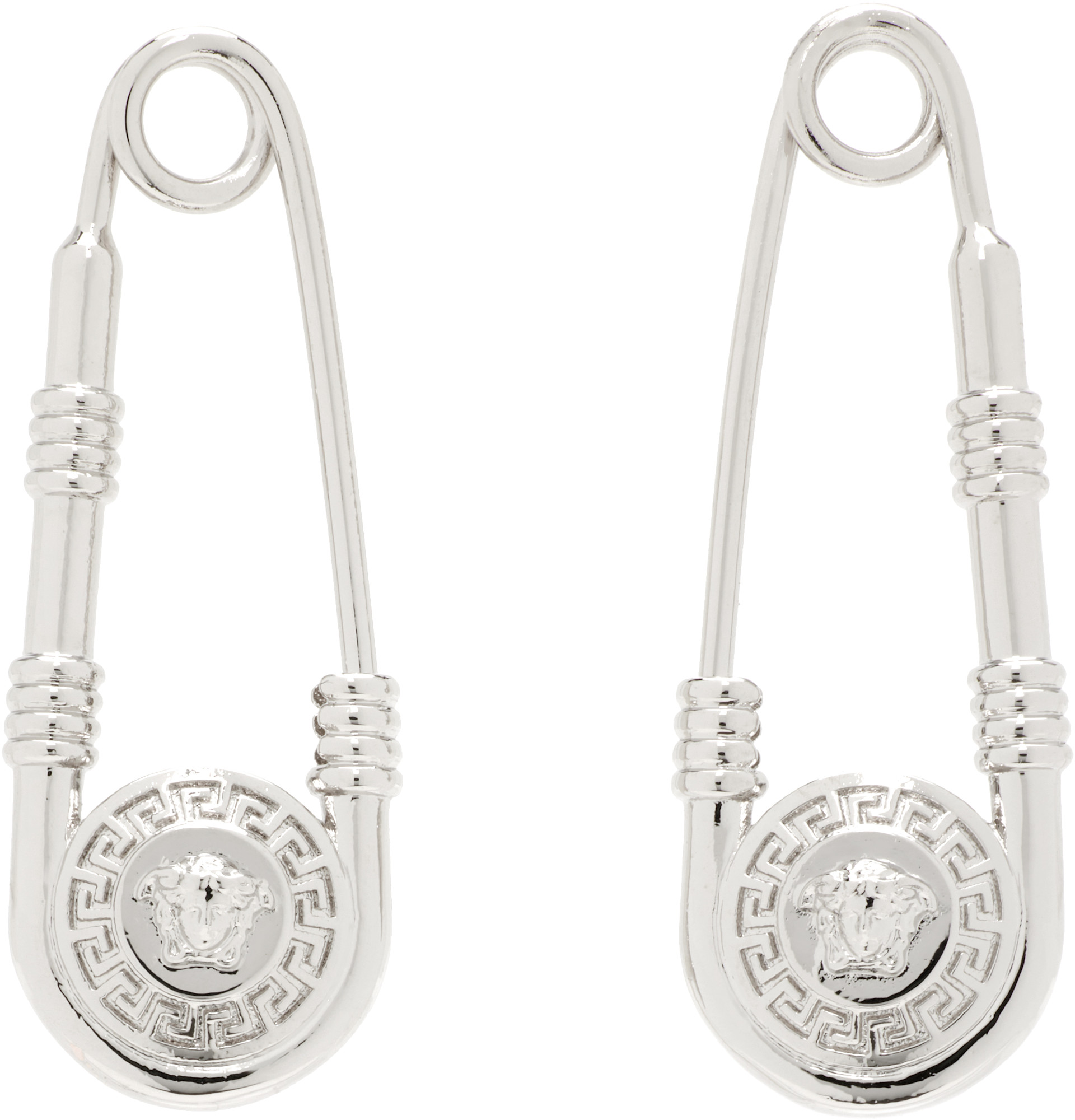 Versace - Boucles d'oreilles en forme d'épingle de sureté